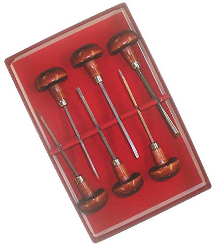 Professional E C Lyons/UJ Ramelson Plate Maker Graver Set for Wood, Copper & Zinc Metal - Lozenge Point & Onglette L334 - Perfect for Engraving, Jewelry Making & Metalworking