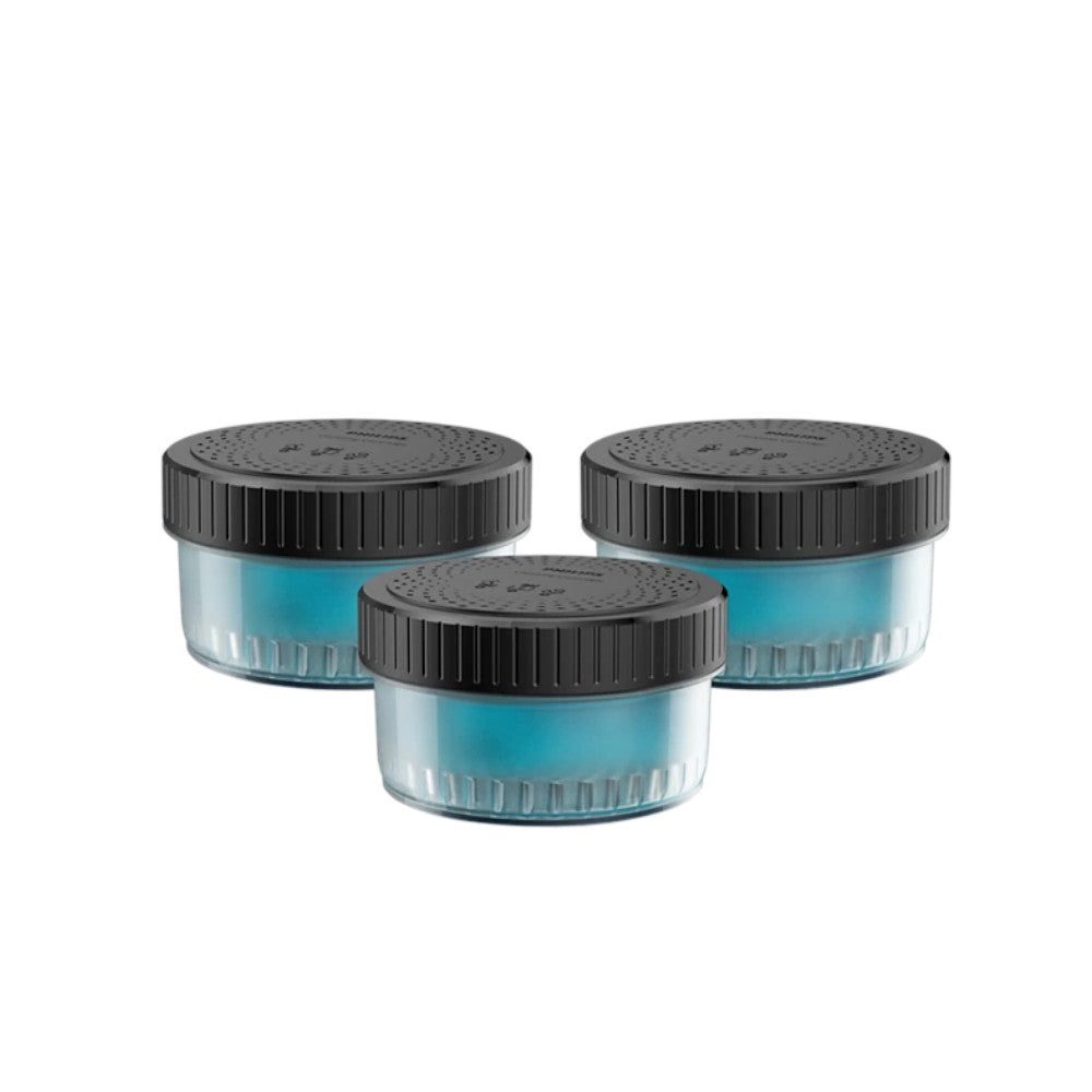 PHILIPS CC13/53 Quick Clean Pod Cartridge 3 Pack - Replacement Cartridges for Philips Sonicare Toothbrush - Perfect for Travel & Daily Oral Care
