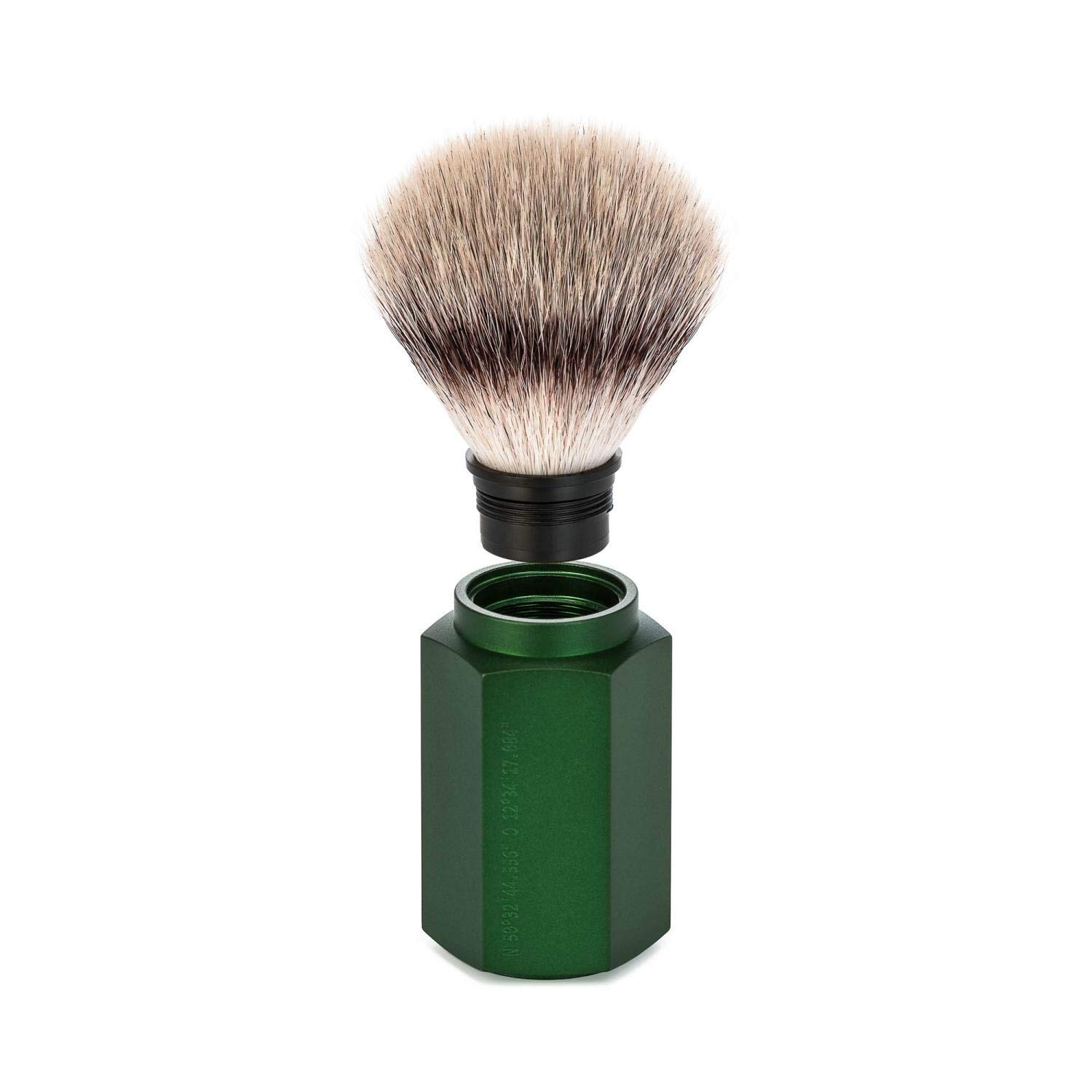 Premium MÜHLE Hexagon Forest 3-Piece Silvertip Fiber Shaving Set for Men - Luxury Wet Shaving Kit with Stand, Brush & Razor - Perfect Gift for Father's Day & Grooming Enthusiasts