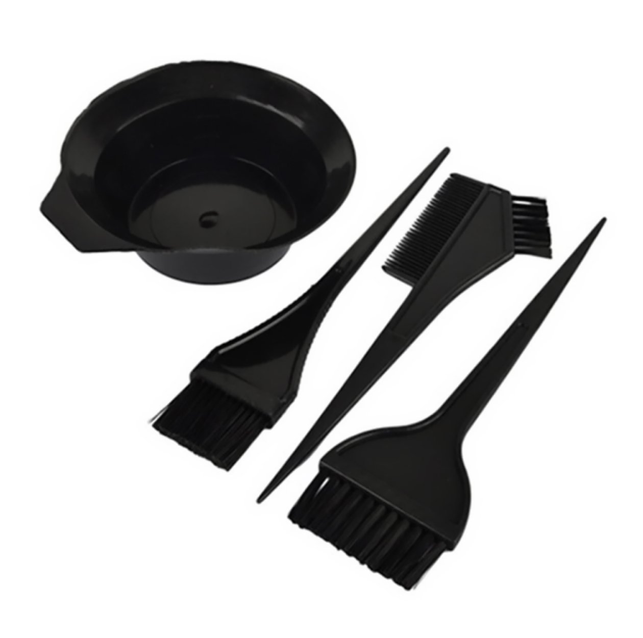 Professional Hair Dye Brushes with Mixing Bowl Kit - 20g Black Hair Coloring Tools for Men & Women - Salon & Home Use - Perfect for DIY Hair Coloring, Highlights, and Root Touch-Ups