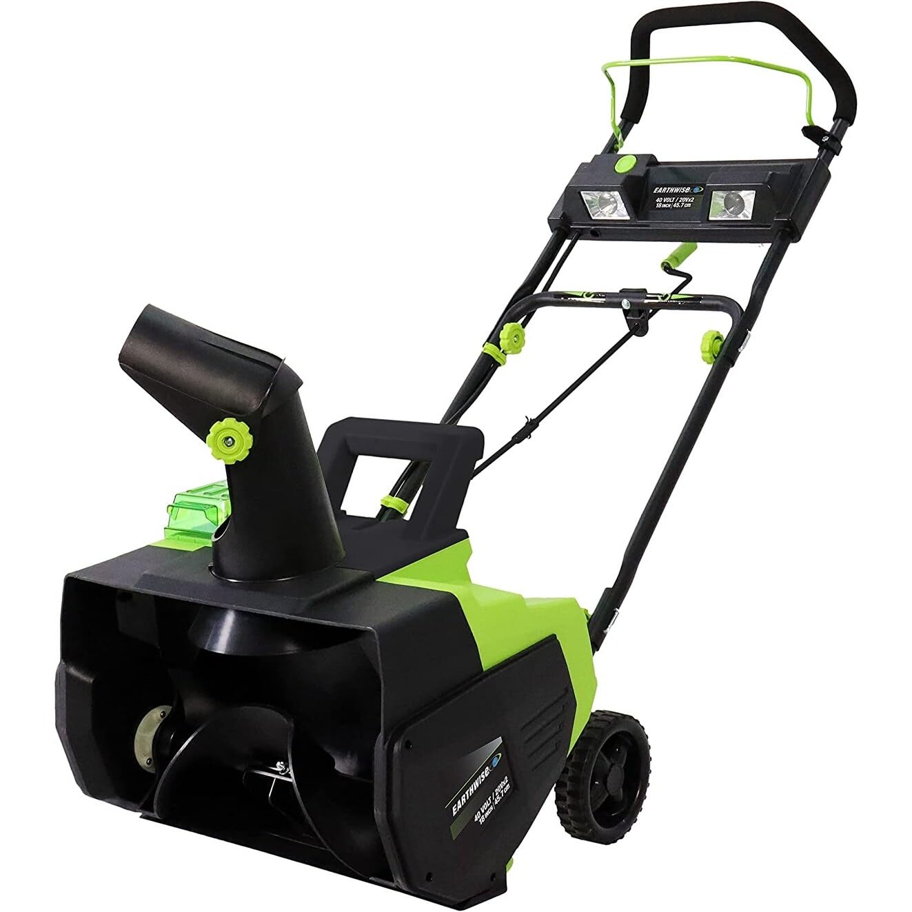 ALM SN722018 20V Cordless Snow Blower - 18-Inch Clearing Width, Includes 2 x 4.0Ah Batteries & Fast Charger | Powerful Electric Snow Thrower for Driveways, Sidewalks & Home Use