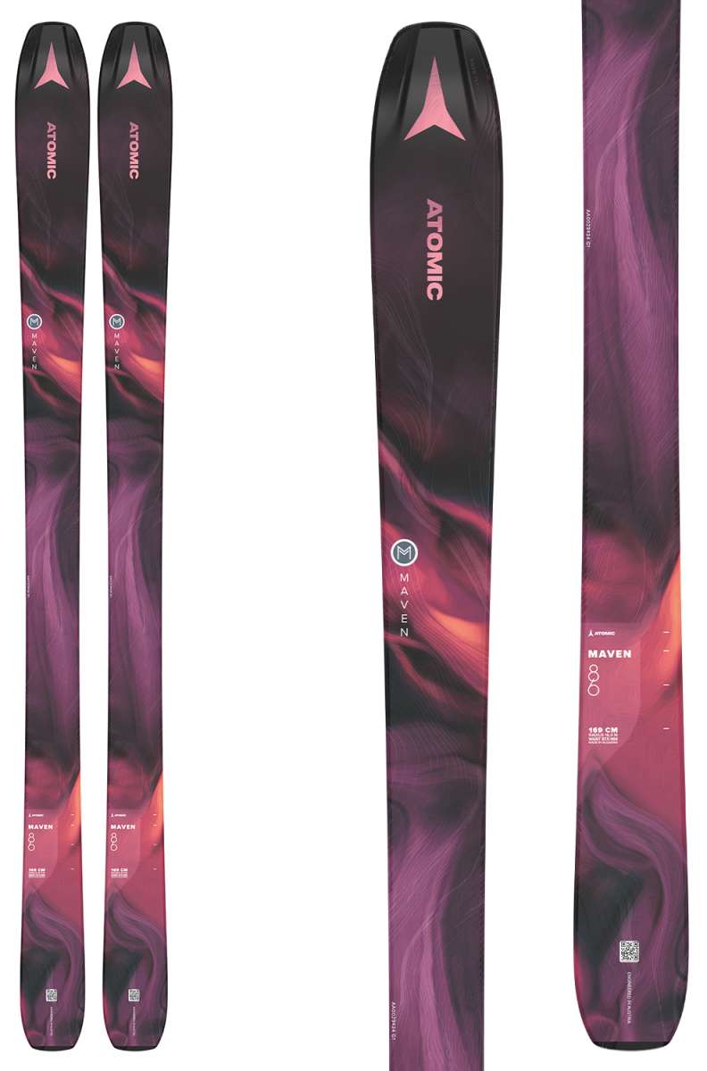 Atomic Women's Maven 86 Flat Skis 2022-2023 - All-Mountain Performance Skis for Intermediate to Advanced Skiers | Perfect for Groomed Trails, Powder Days & Freestyle Riding