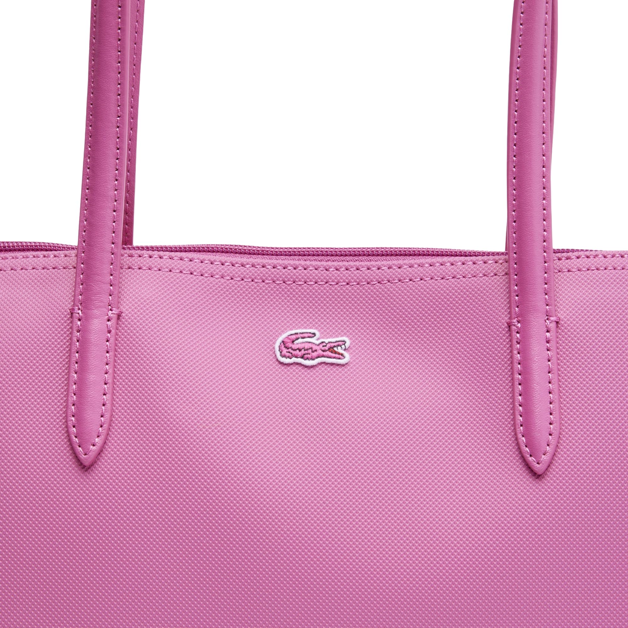 Lacoste L.12.12 Premium Cotton Tote Bag for Women & Men - Stylish Spacious Shoulder Bag for Work, Gym, Beach & Travel