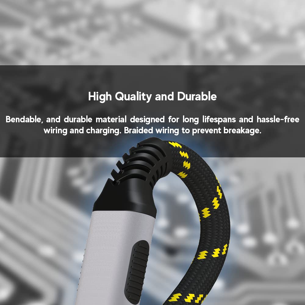 LINKUP USB 4.0 Type-C Thunderbolt 4 Cable 240W 40Gbps 8K@60Hz - 3ft Fast Charging & Data Transfer for iPhone 15/16 Pro/Max, MacBook Pro/Air, iPad Pro, Galaxy S23 - Durable Braided Nylon for Home Office & Travel