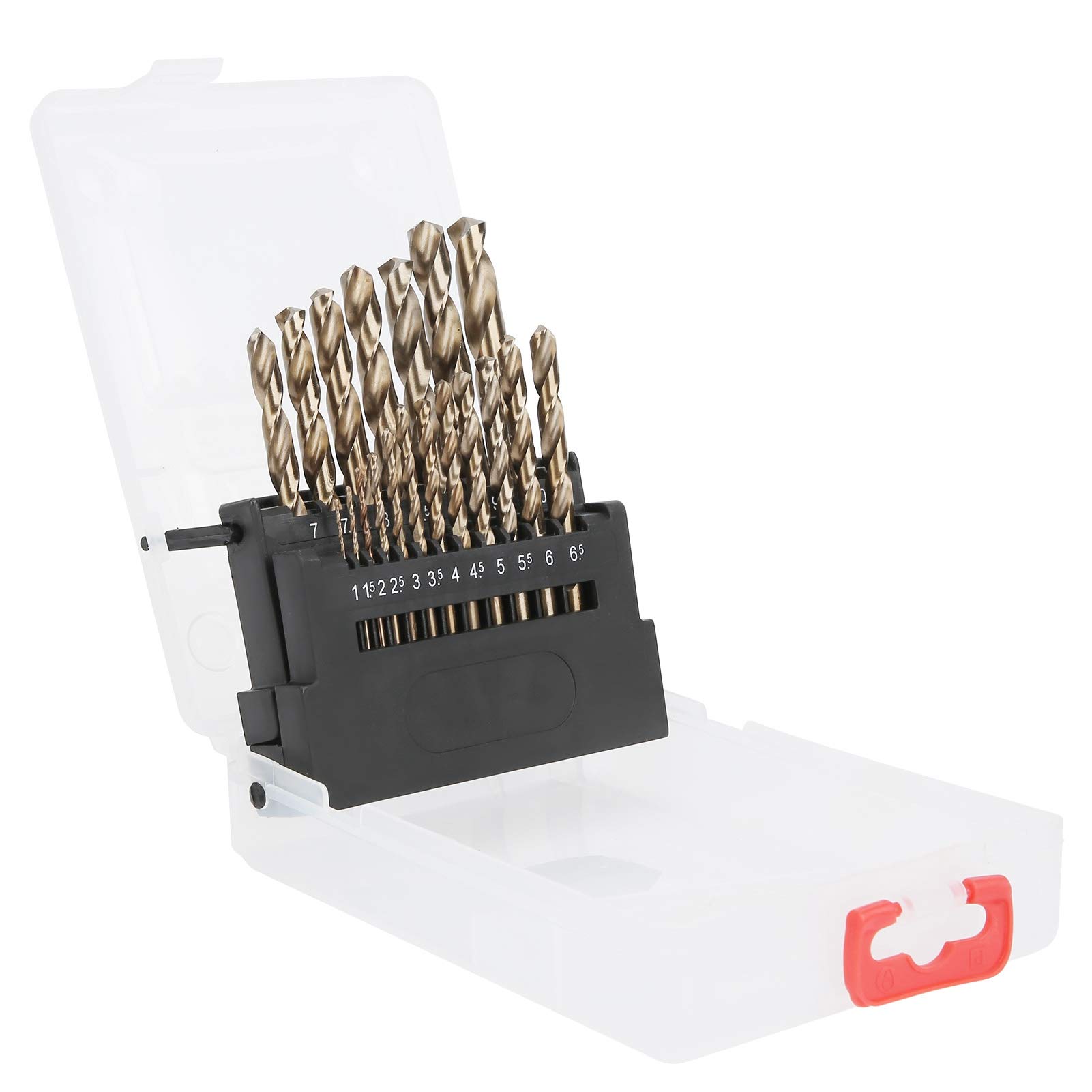 High-Speed Steel Drill Bit Set - Professional Grinding Technology for Metal, Wood & Plastic - Perfect for DIY, Construction & Home Repair Projects