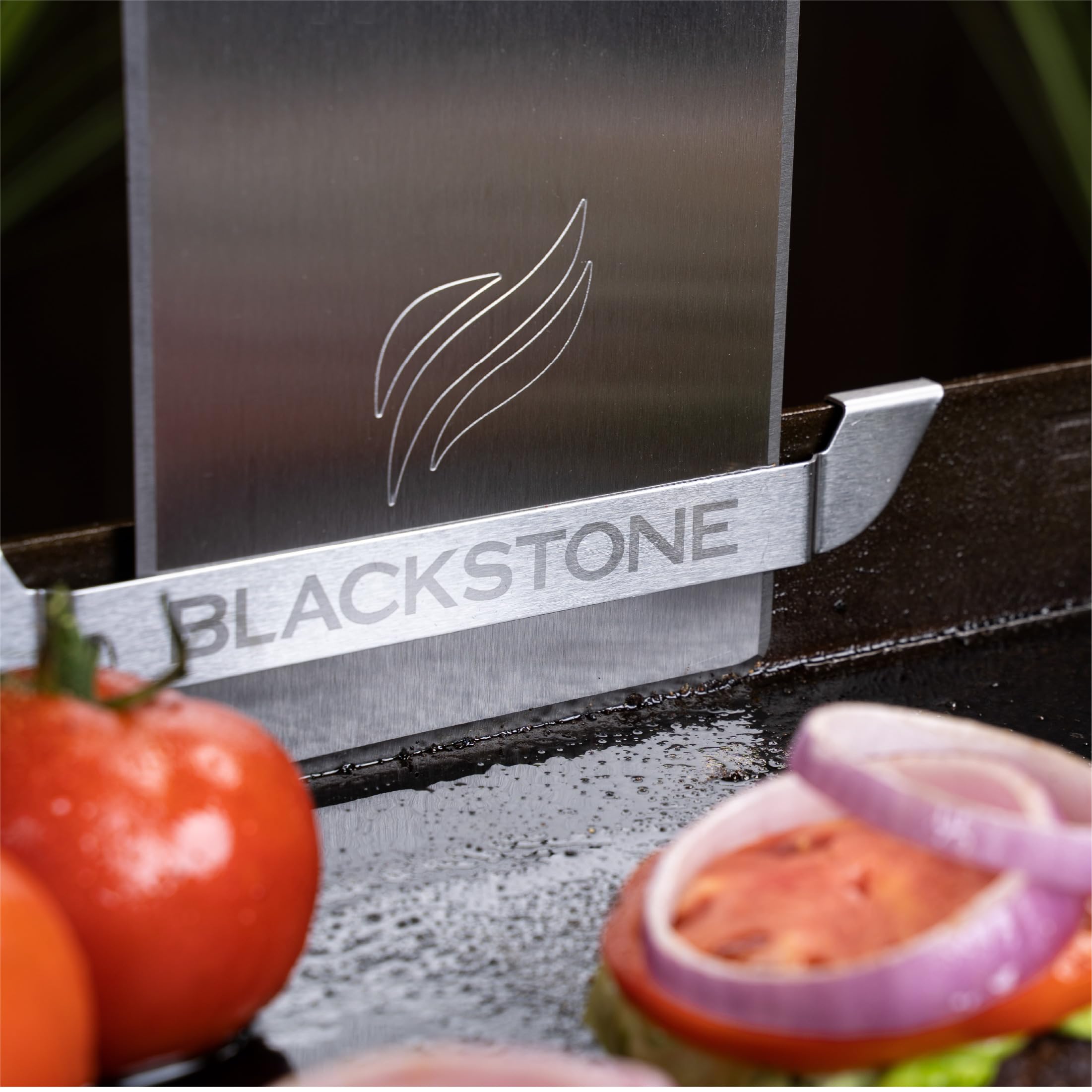 Blackstone 5188 Grease Gate & Tool Holder Combo - Heavy Duty Griddle Accessories for Outdoor Cooking, Camping & BBQ | Perfect for Backyard Grilling, Tailgating & RV Adventures