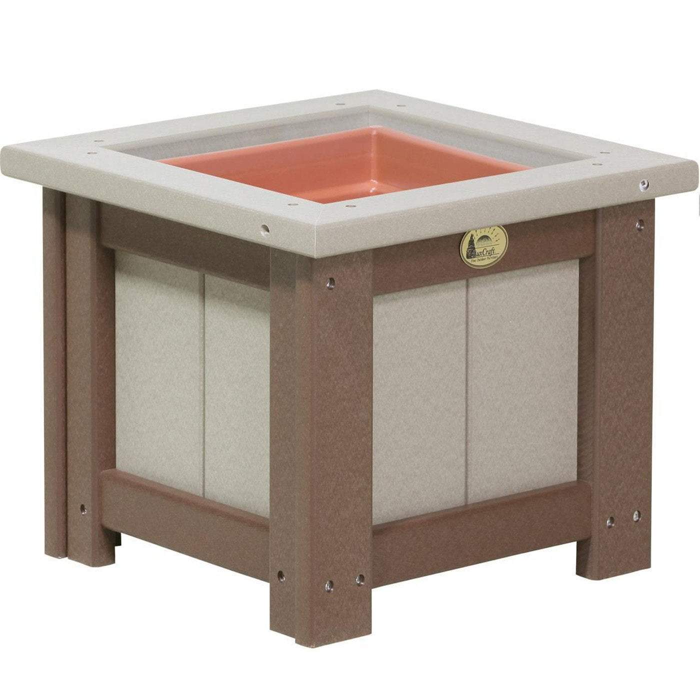 Eco-Friendly Recycled Plastic Square Planter for Indoor & Outdoor Plants - Modern Garden Decor for Home, Patio, and Office Spaces