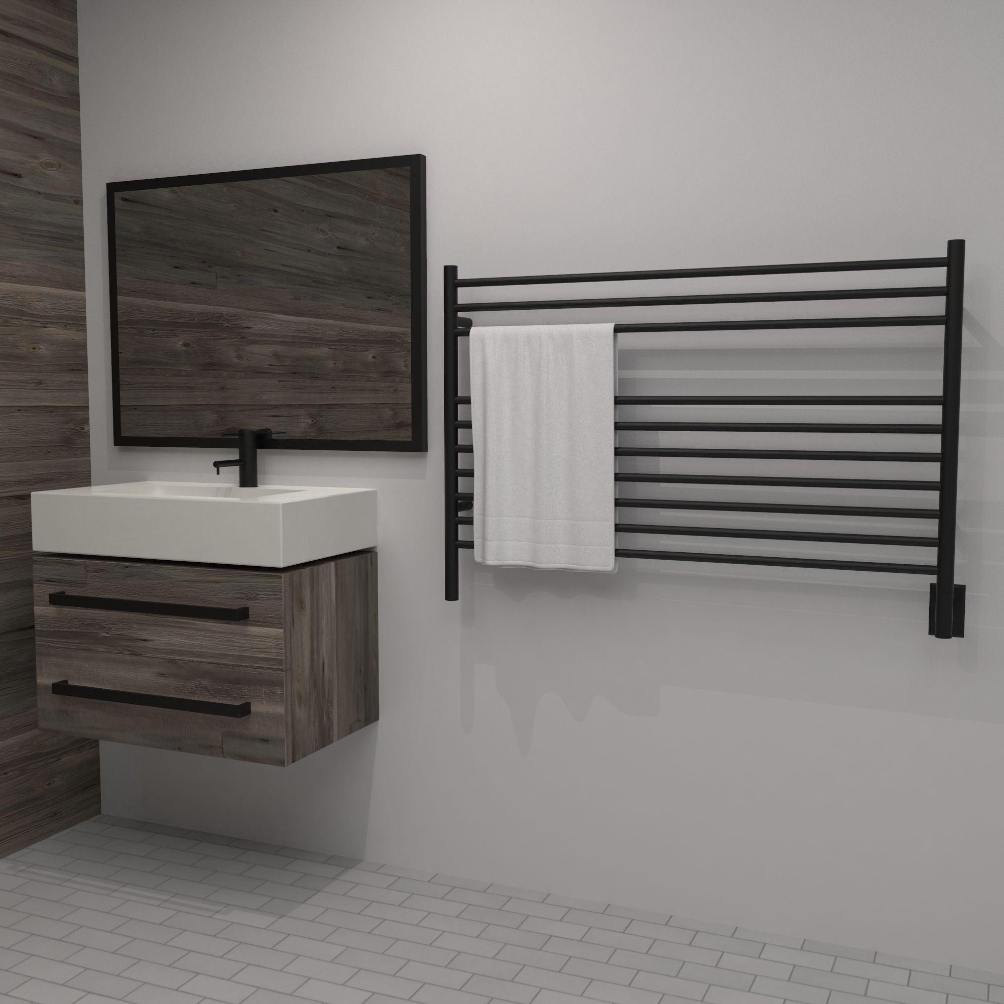 Amba Jeeves L Straight Hardwired Towel Warmer - 39.5