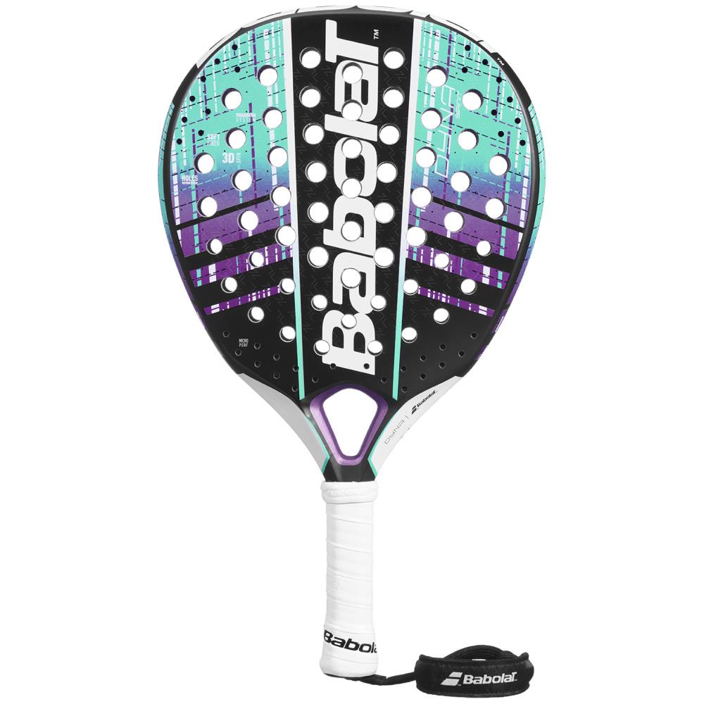 Babolat Dyna Spirit Tennis Racket - Lightweight Carbon Fiber Frame for Power & Control | Perfect for Competitive Play & Training Sessions