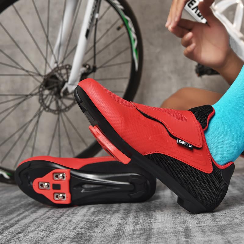 Unisex Cycling Shoes for Peloton - Indoor & Road Bike Shoes for Men & Women with Pre-Installed Delta Cleats | Perfect for Spin Class, Gym Workouts & Outdoor Cycling