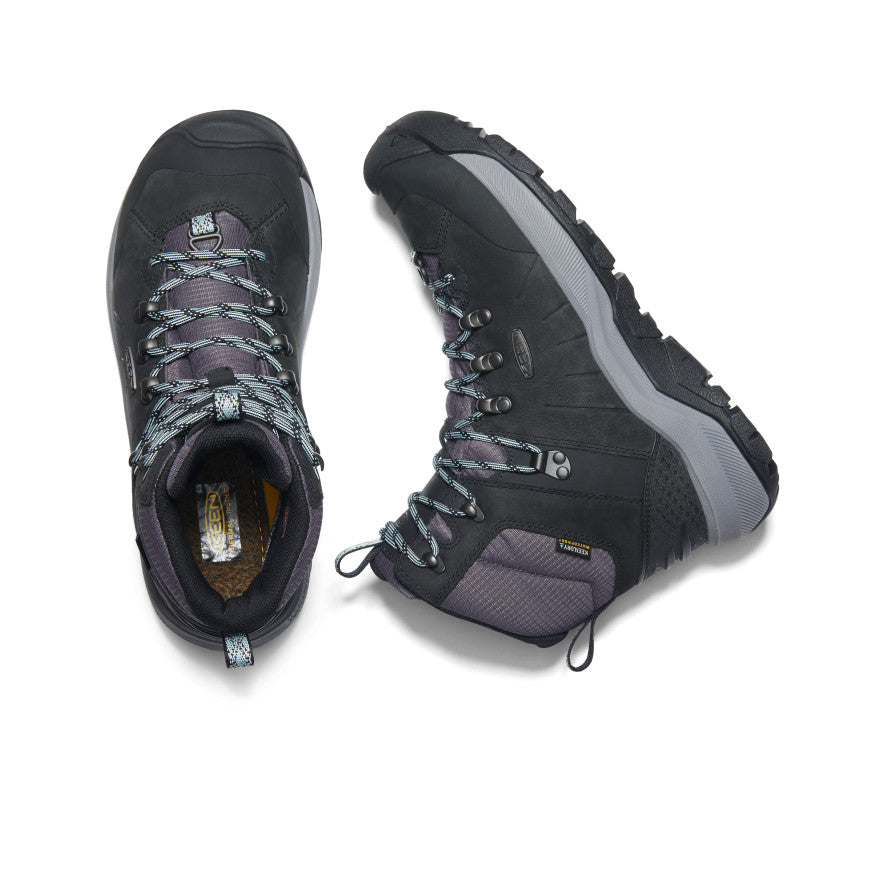 Women's Revel IV Polar Waterproof Winter Boots - Black/Harbor Gray | Insulated Snow Boots for Hiking, Walking & Outdoor Activities in Cold Weather