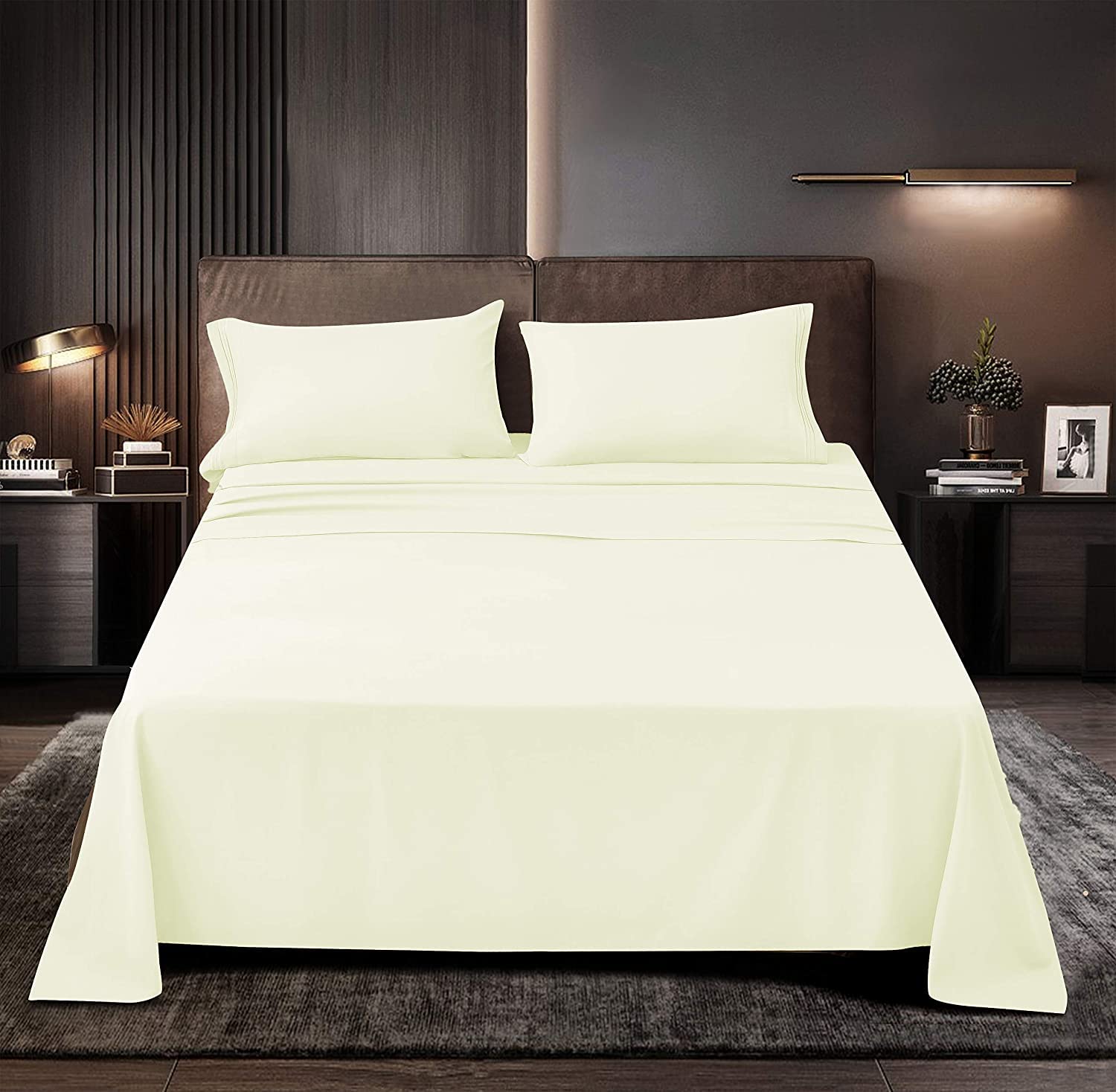 Xtream 100% Cotton Waterbed Sheet Set - King/California King Size, 21
