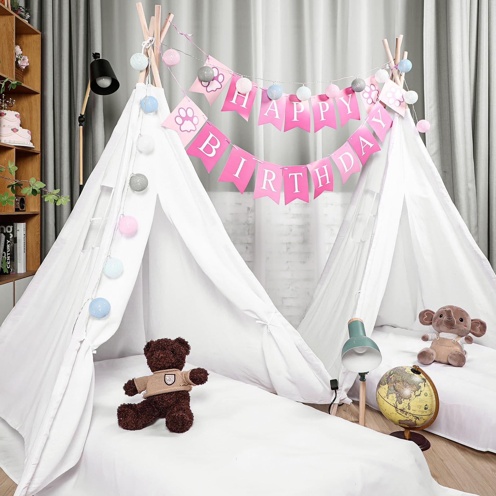 **Syhood 6-Pack Kids Inflatable Teepee Tent Set with Flocked Air Mattress, Foldable Play Tents & White Sheets – Indoor & Outdoor Camping, Birthday Gifts for Boys & Girls – Perfect for Sleepovers, Backyard Adventures & Playtime Fun**