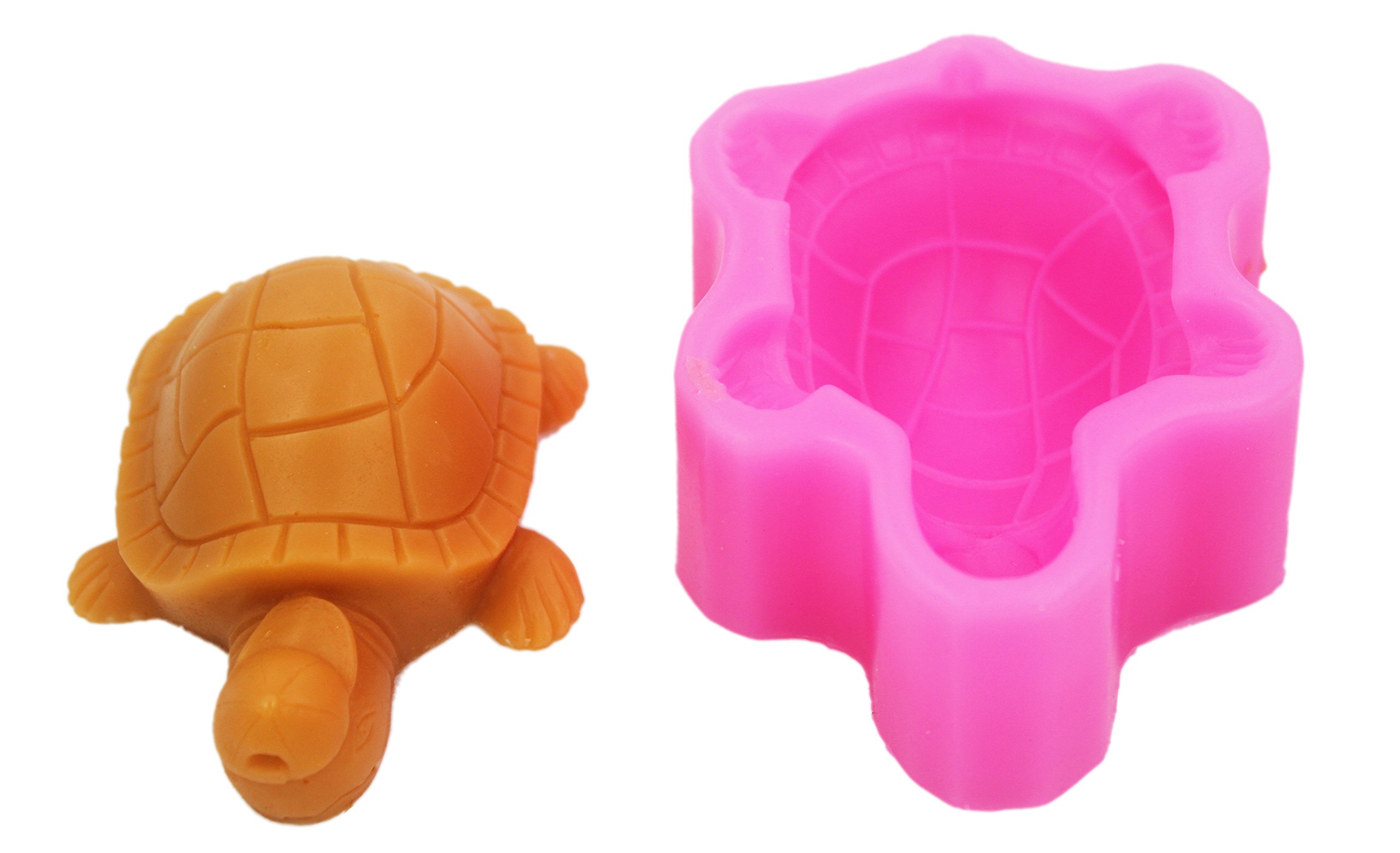 Handmade Turtle Silicone Soap Mold for DIY Crafts - Cute 0044 Design - Perfect for Bath Bombs, Candle Making & Resin Art Projects