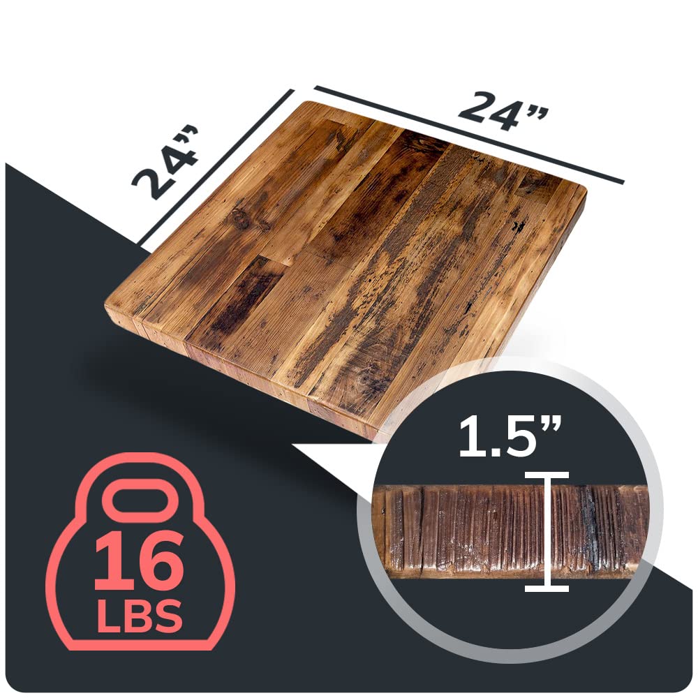 Reclaimed Wood Table Top 24