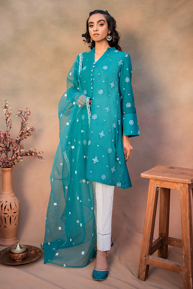 Chunri Suit 2PC Set - Stylish Indian Ethnic Wear with Shirt & Dupatta for Women | Perfect for Festivals, Weddings & Cultural Events