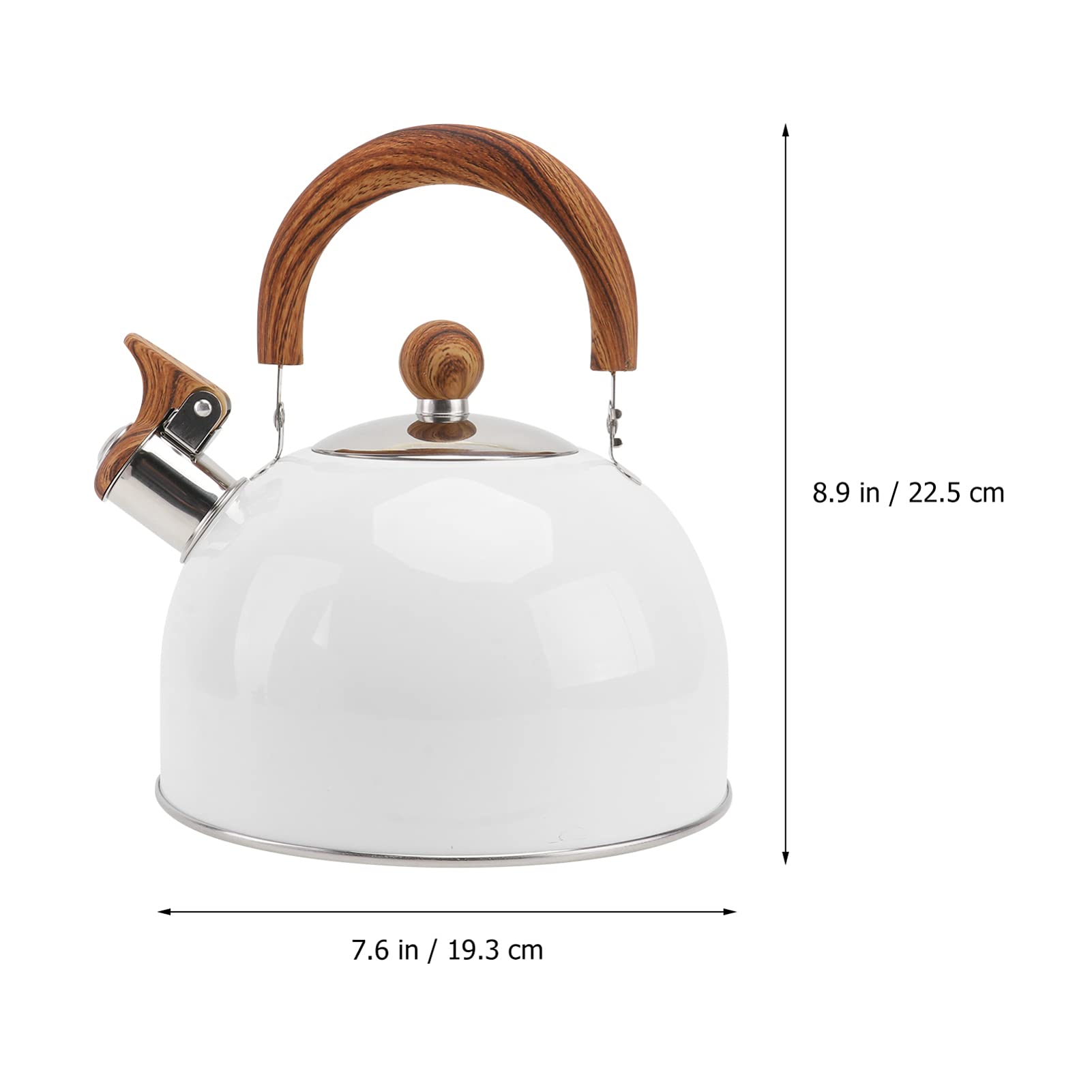 **Cabilock 1-Piece Stainless Steel Whistling Tea Kettle - Stovetop Water Boiler for Home & Kitchen - Perfect for Tea, Coffee & Cooking**