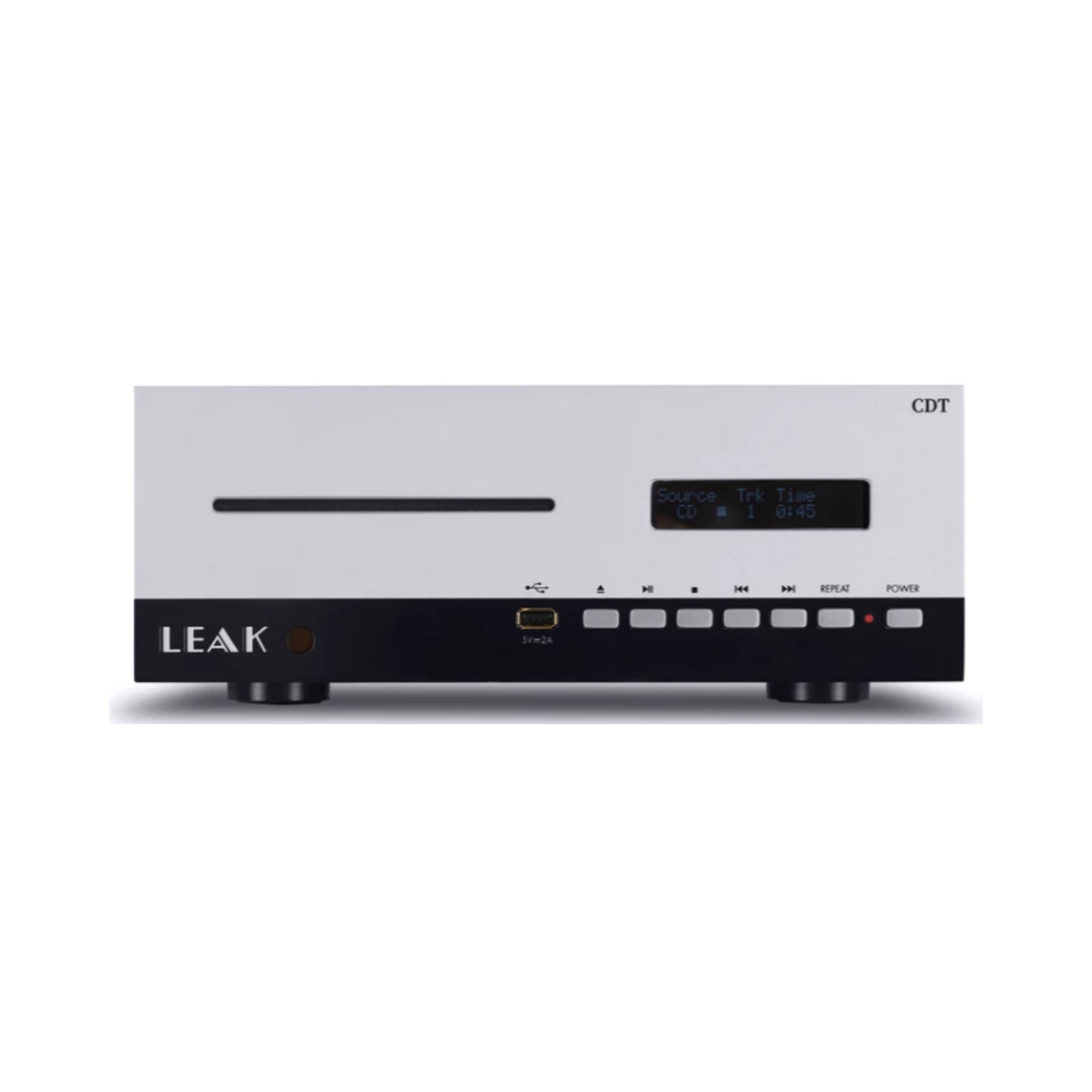 Leak Audio CDT CD Transport - High-Quality Digital Audio Player for Audiophiles | Perfect for Home Stereo Systems & Music Studios