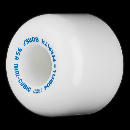 Powell Peralta MINI CUBIC Skateboard Wheels 64mm 95A Duro White - Perfect for Street Skating and Tricks
