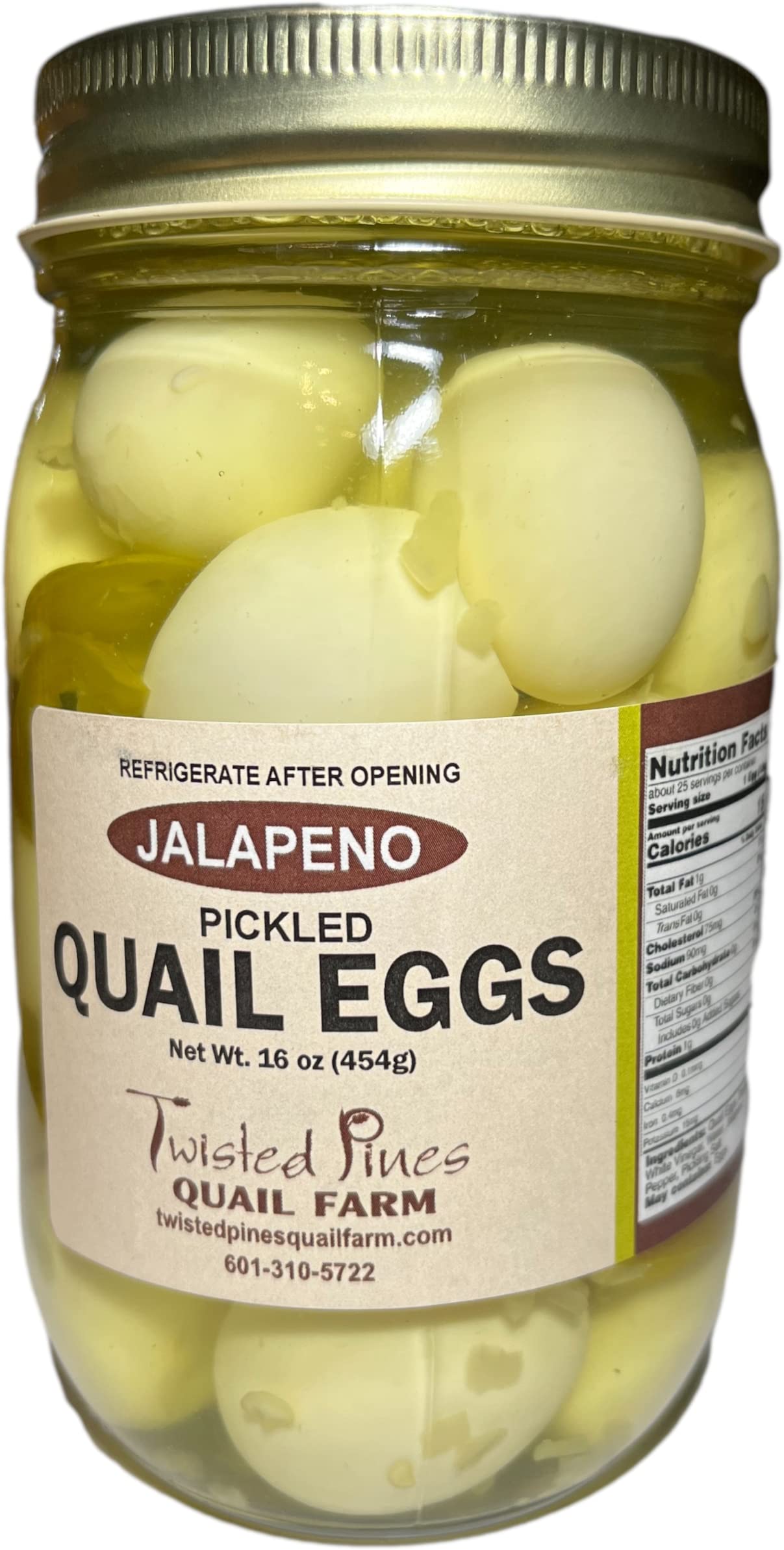 Spicy Jalapeño Pickled Quail Eggs - Gourmet Snack in 2 Pint Jars (16oz) - Perfect for Charcuterie Boards, Cocktail Parties & Gifts
