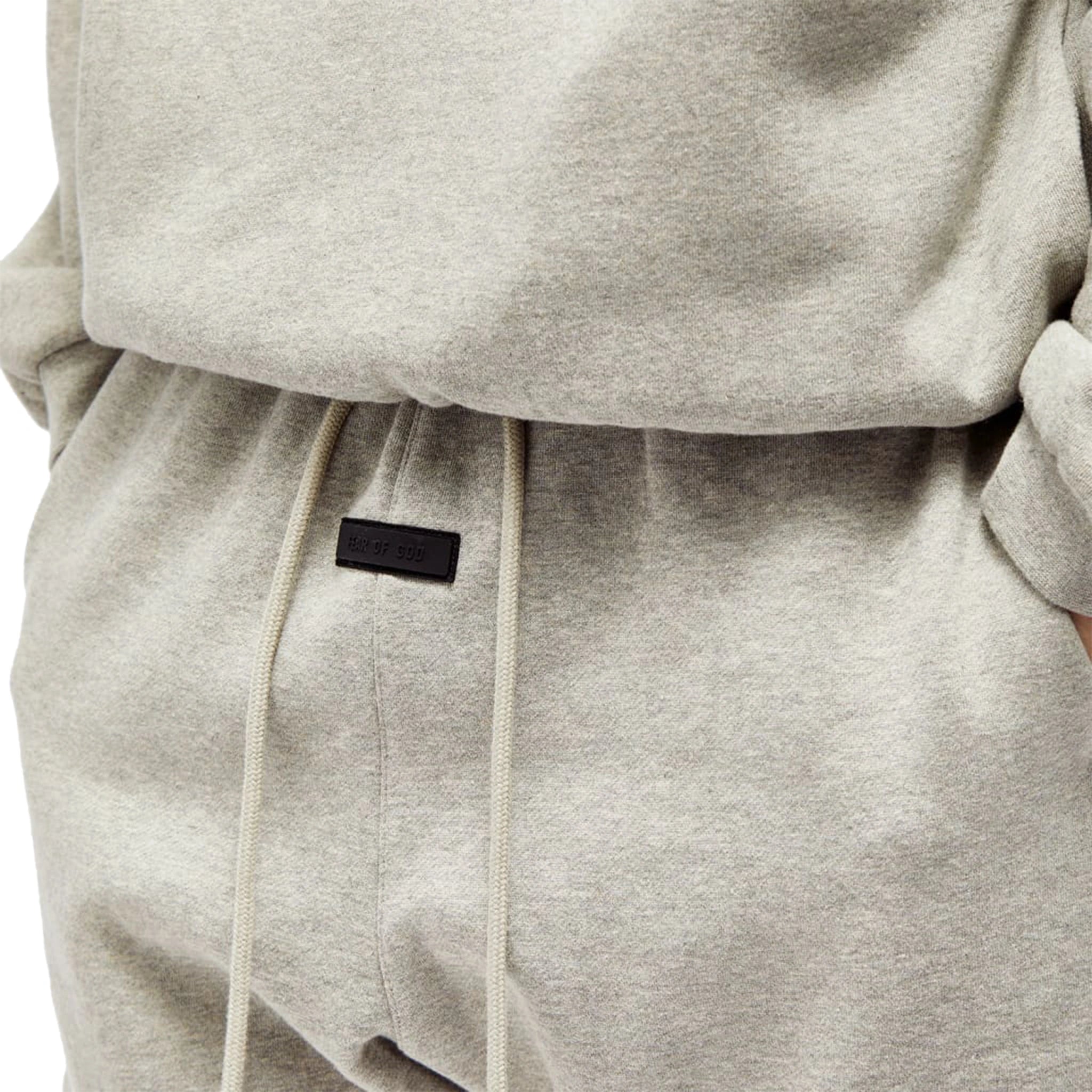 Fear of God Essentials Dark Heather Oatmeal Shorts for Men | FW23 Collection | Casual Summer Wear & Gym Shorts | Comfortable Streetwear Fashion