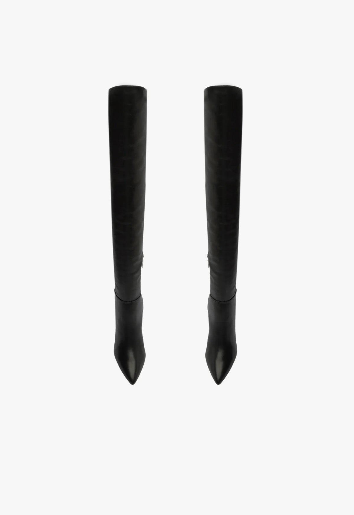 Magali Women's Over The Knee Leather Boots - Stylish High Heel Thigh High Boots for Winter, Party & Night Out