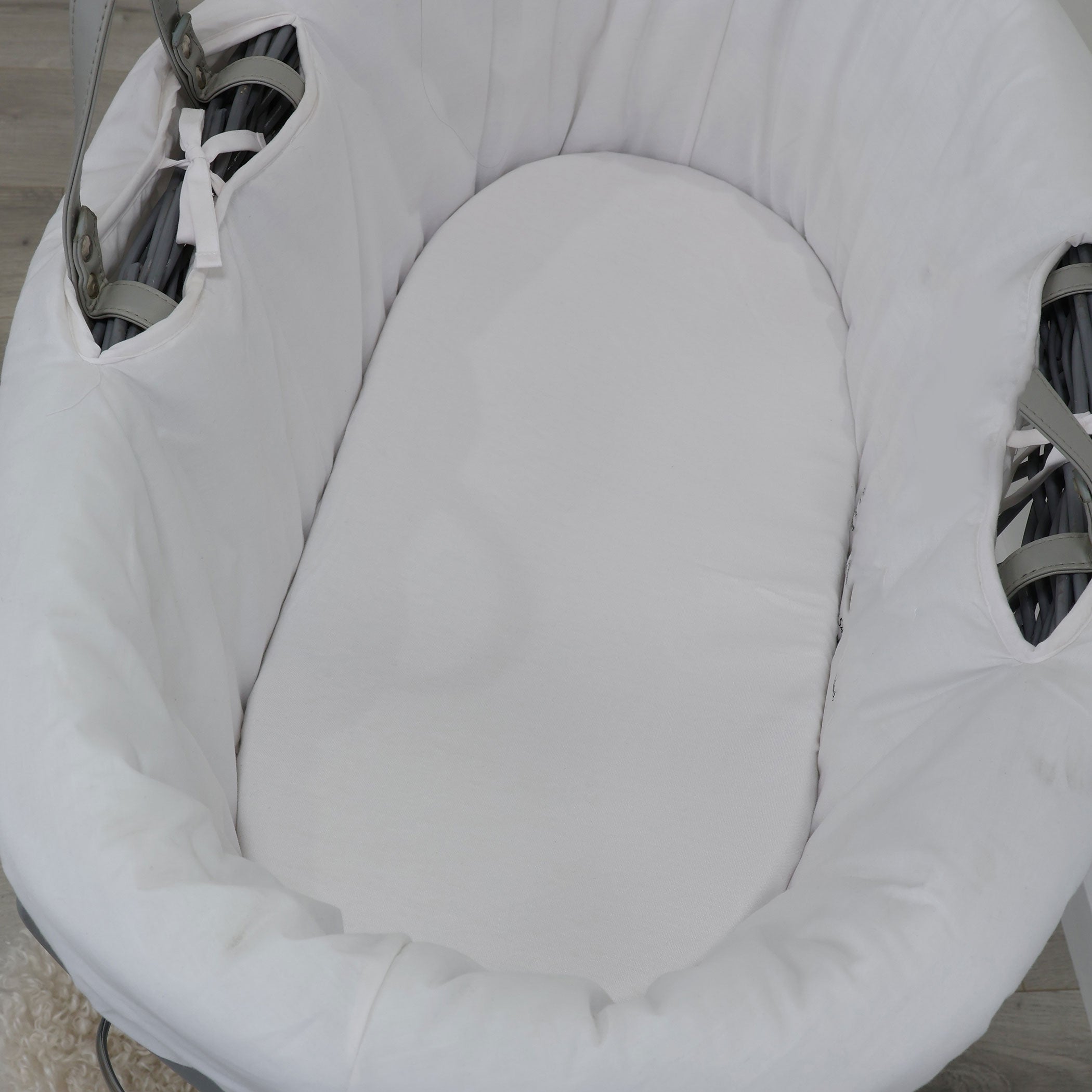 Soft & Breathable Bamboo White 2-Pack Cellular Blankets for Baby - Perfect for Nursery, Swaddling & Stroller Use