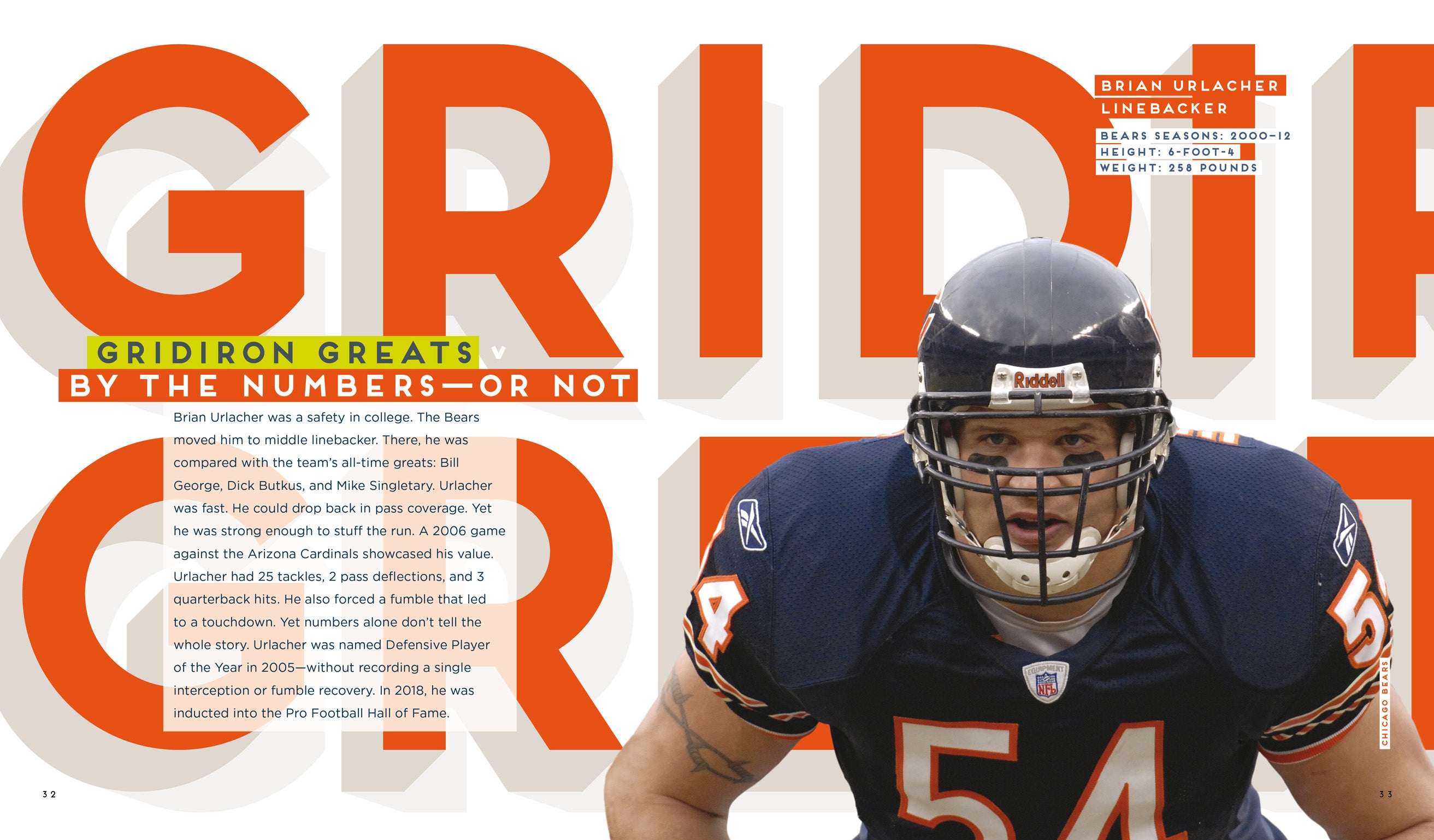 Chicago Bears Book 978-1-64026-135-8 - NFL Team History, Players & Facts for Football Fans & Collectors