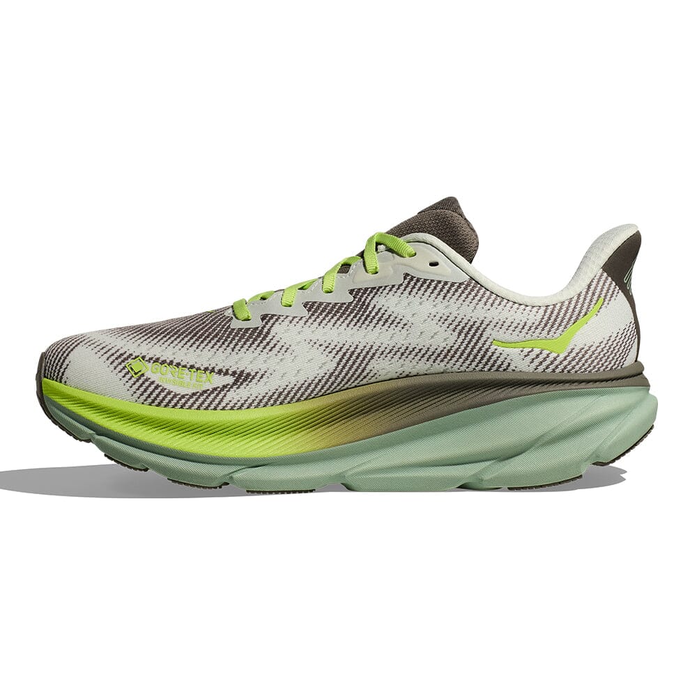 Hoka Men's Clifton 9 GTX Running Shoes - Waterproof Trail & Road Running Sneakers for Men - Lightweight Cushioned for Long Distance Jogging, Hiking & Outdoor Activities