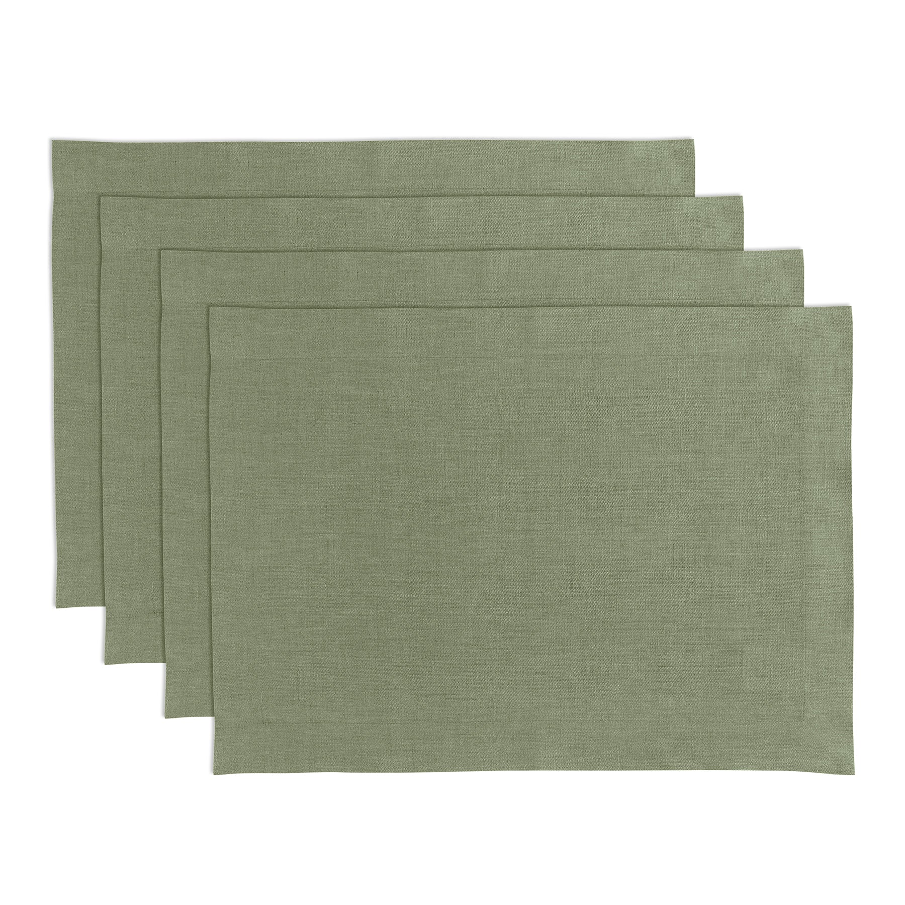 Eco-Friendly Linen Placemats Set of 6 - Premium Natural Table Mats for Dining, Kitchen, and Party Decor - Washable & Durable Home Tableware for Everyday Use and Special Occasions