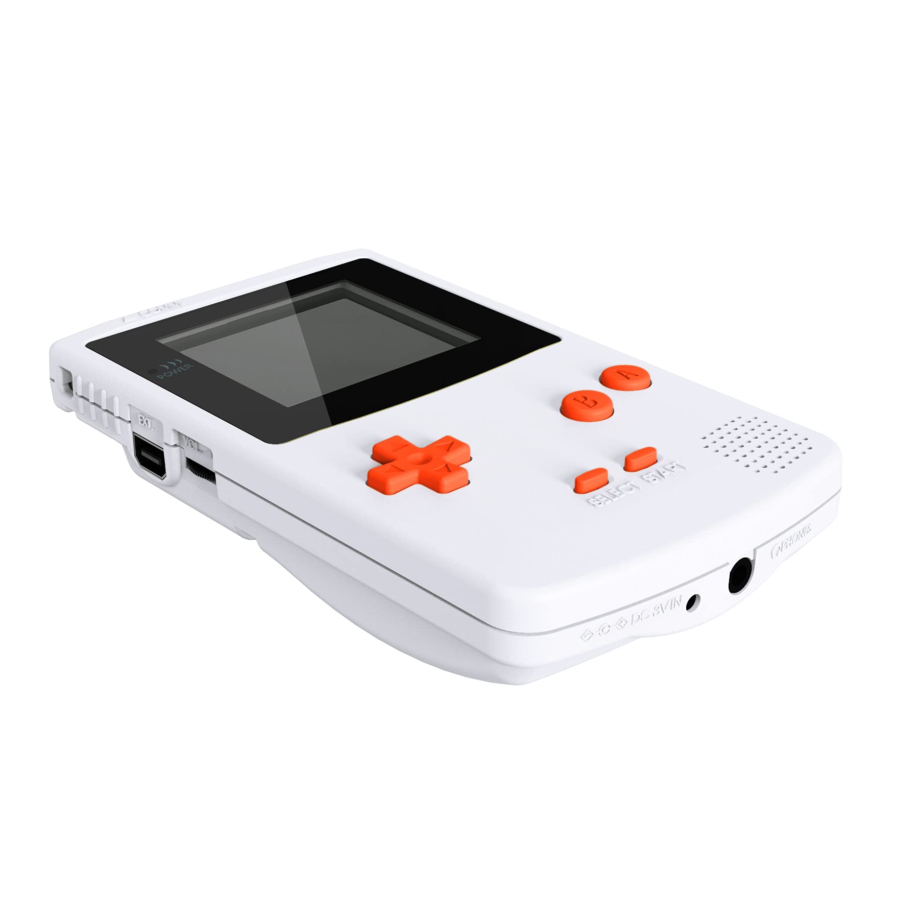 eXtremeRate Replacement Buttons for GBC Handheld Game Console - A/B Buttons, D-Pad, Power/Select/Start Buttons Compatible with Nintendo Gameboy Color (Orange) - Perfect for DIY Repairs & Console Customization