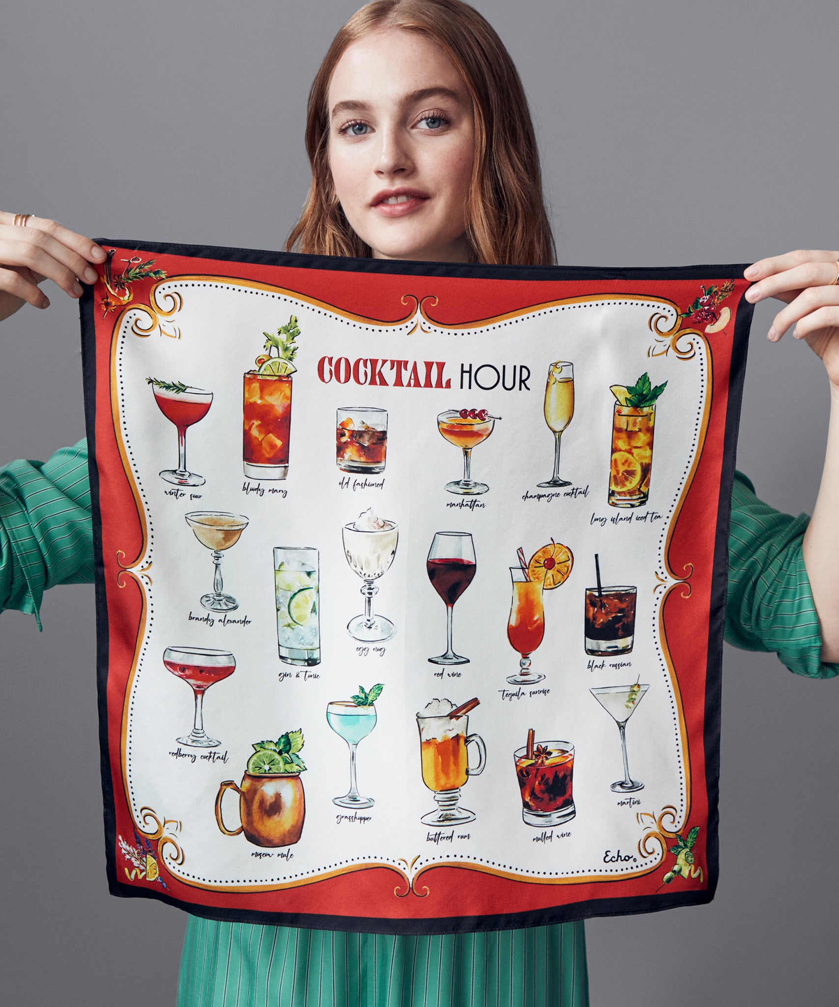 Stylish Silk Bandana for Women - Elegant Cocktail Hour Accessory | Perfect for Parties, Weddings & Fashion Outfits