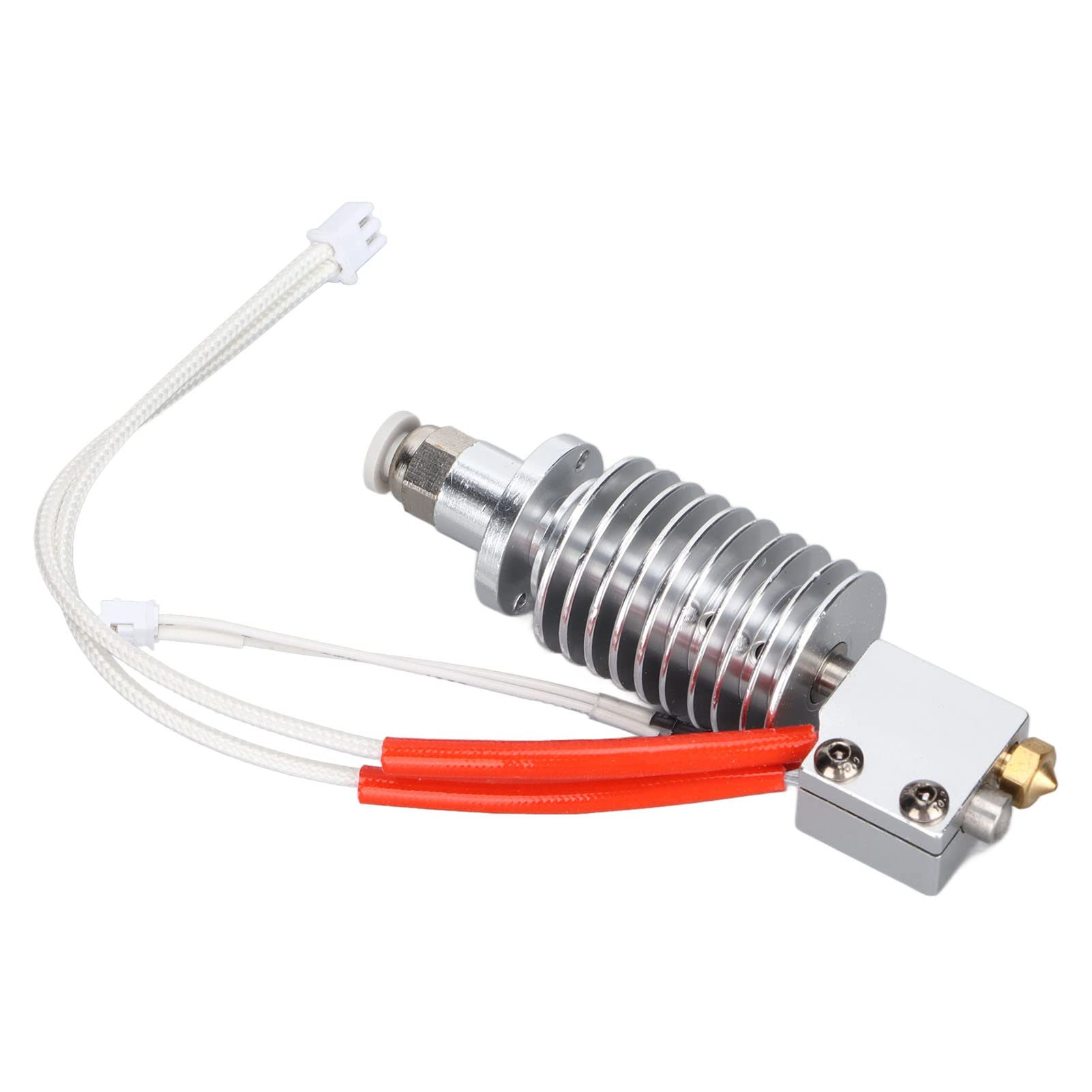 Shanrya 3D Printer Nozzle - High Precision Silver Metal Extruder Head for Anycubic Chiron | Durable & Replaceable Hot End for Smooth Printing | Perfect for DIY Projects, Prototyping & Home 3D Printing