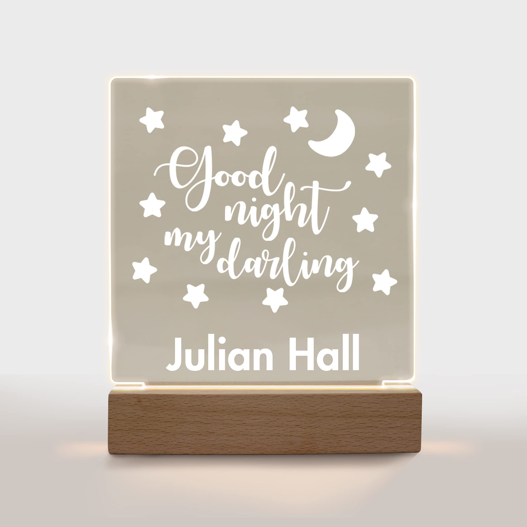 Personalized Night Light for Kids - Custom Name Nursery Lamp, Bedroom Decor for Baby Boys & Girls | Perfect Gift for Birthdays, Baby Showers & Nursery Room Decor
