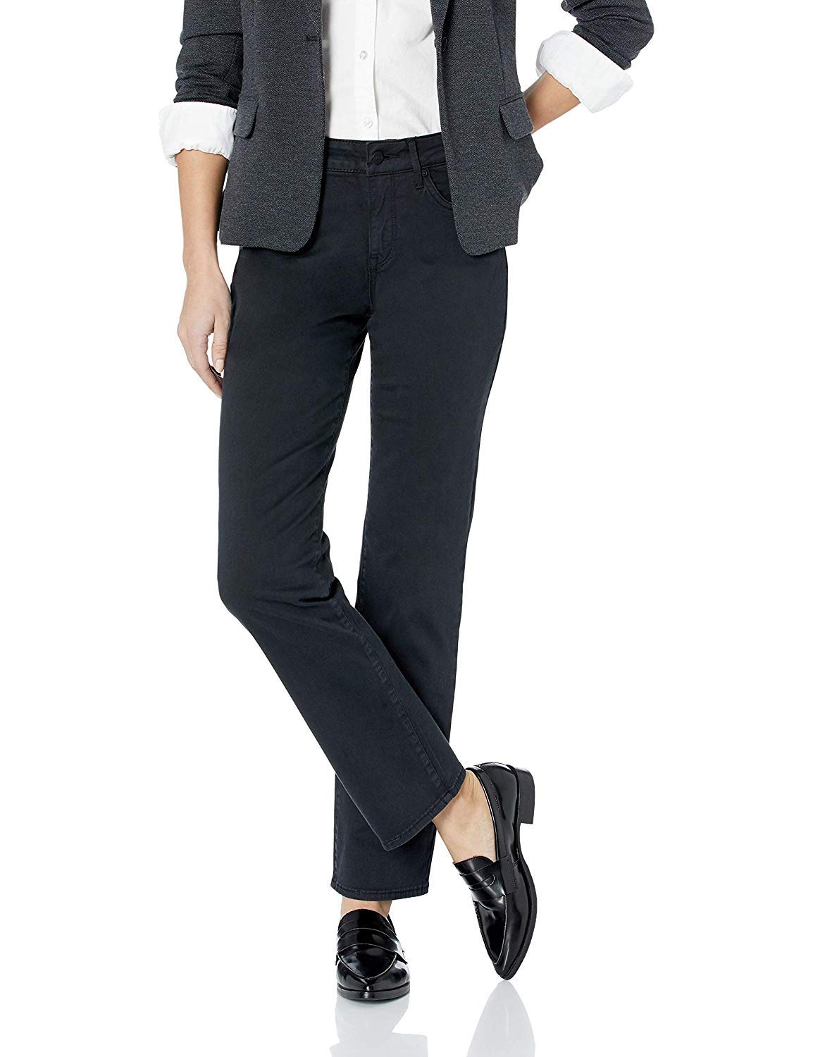 NYDJ Women's Marilyn Straight Leg Denim Jeans - Comfortable Stretch Jeans for Everyday Wear, Work & Casual Outfits