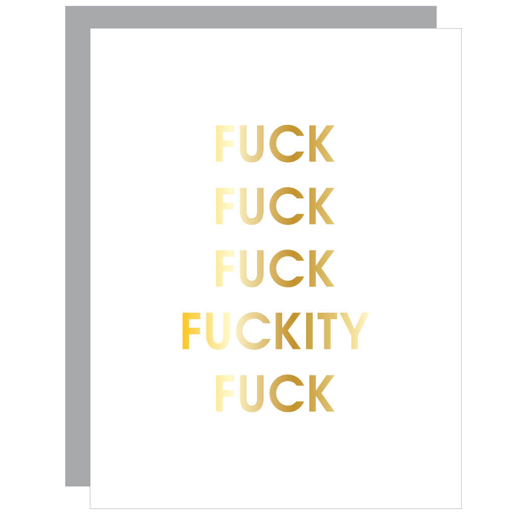 Funny Letterpress Card - Chez Gagné - Perfect for Humor Gifts, Office Pranks & Birthday Cards