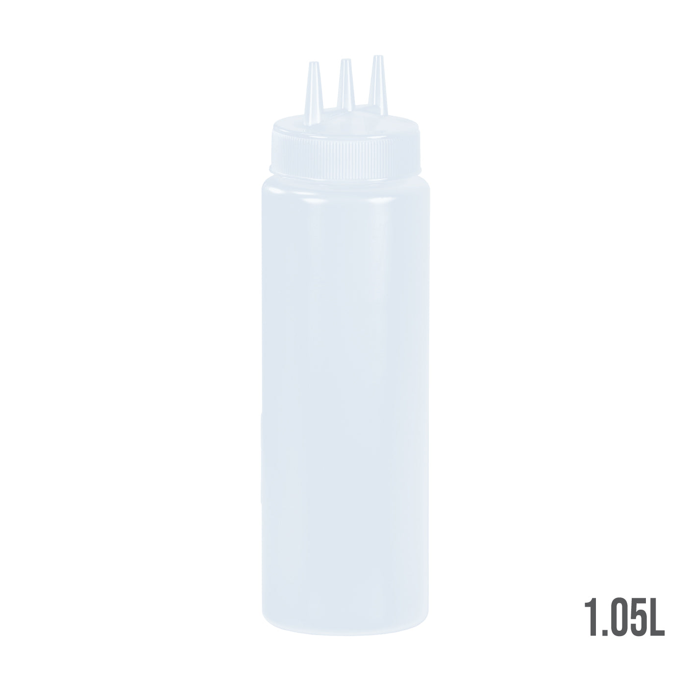 36oz White Saucer Bottle (HFH8029W) - Perfect for Smoothies, Protein Shakes & On-the-Go Hydration