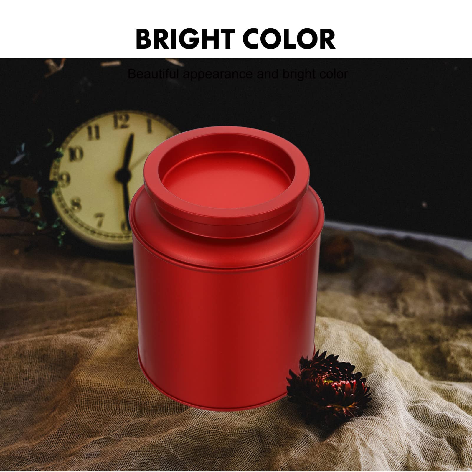 Premium Airtight Tin Tea Canister - Elegant Tinplate Tea Leaves Storage Container for Loose Leaf Tea, Coffee & Herbs | Perfect for Kitchen, Pantry & Tea Gift Sets
