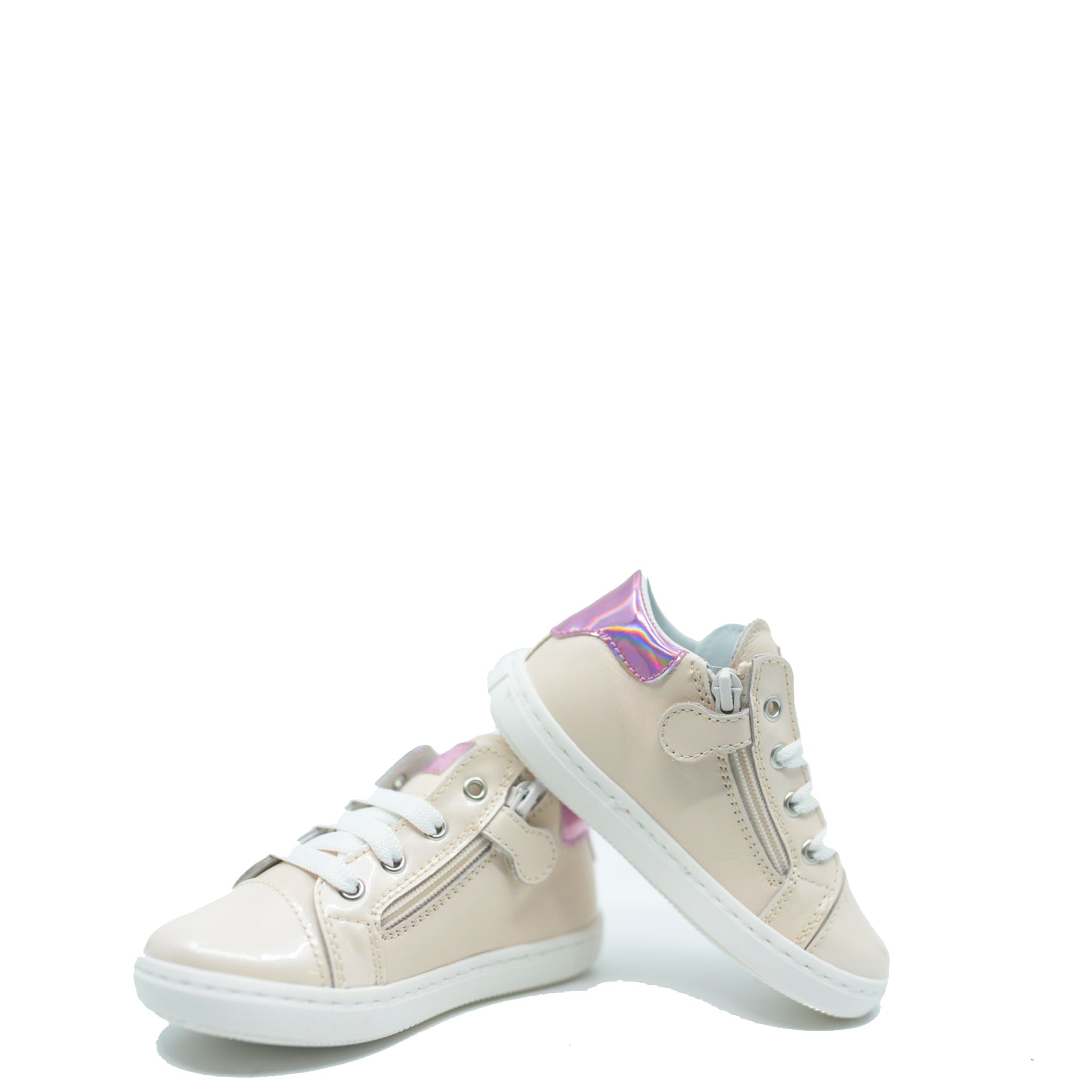 Beberlis Pink Heart Baby Sneakers - Cute Girls' First Walking Shoes for Toddlers, Non-Slip Soft Sole Infant Shoes | Perfect for Birthday Gifts, Photo Shoots & Daily Outfits