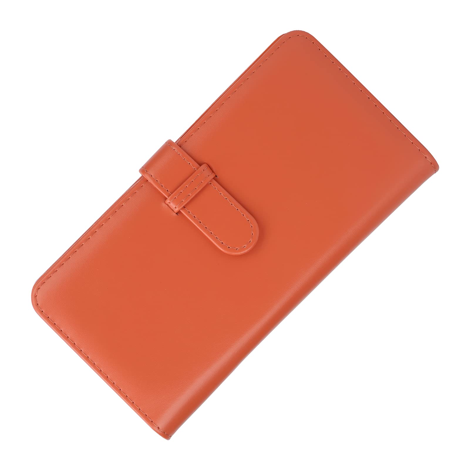 Professional 80-Page Photo Album with Delicate Buckle - Premium Scrapbook for Photographers, Videographers & Creatives - Perfect for Wedding, Travel & Family Memories (Orange) - Great for Photo Storage, Gift Giving & Creative Projects
