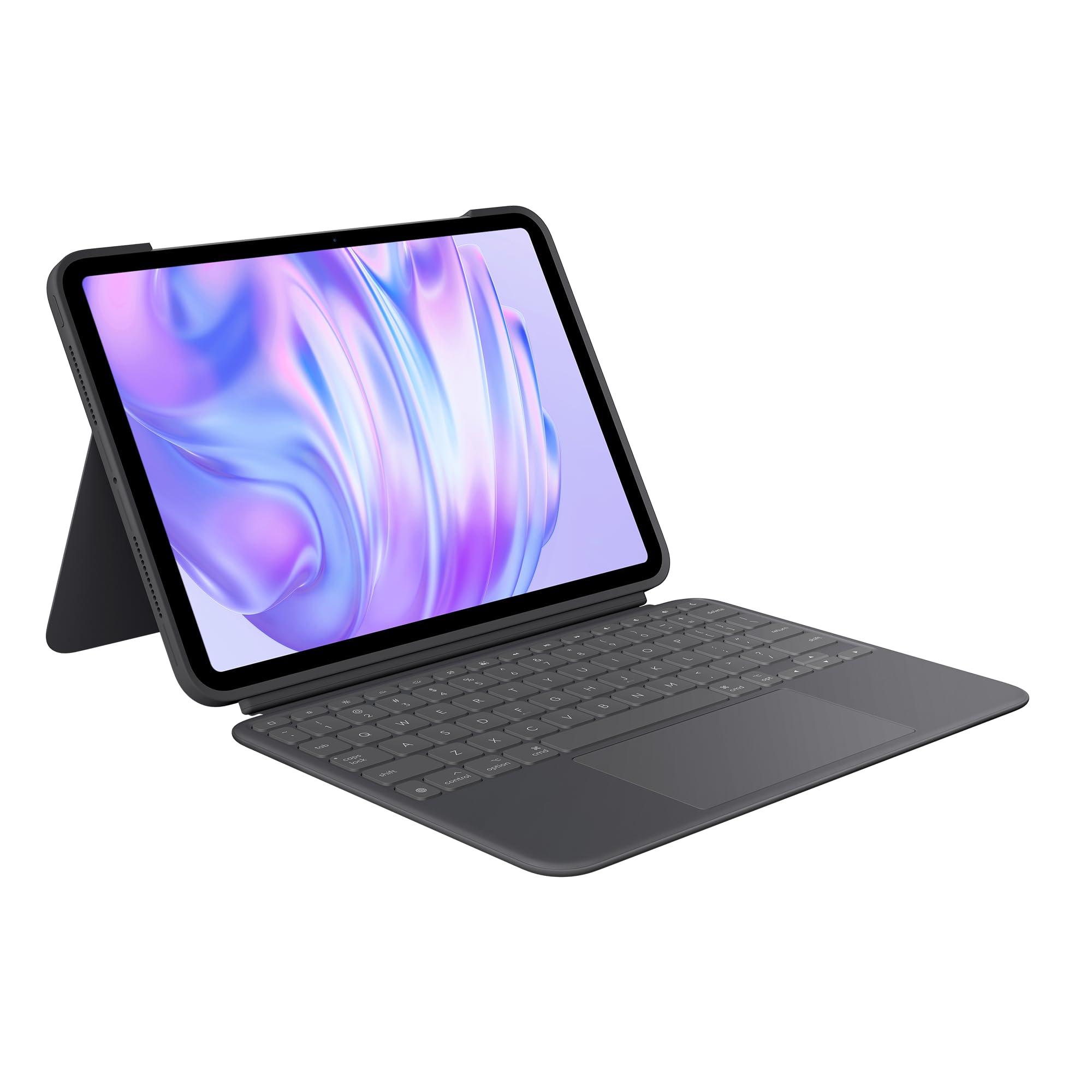 Logitech Combo Touch iPad Pro 11-inch (M4) 2024 Model Detachable Backlit Keyboard Case with Kickstand - Multi-Angle Viewing, Comfortable Typing for Work & Study - Midnight Black | Perfect for Office, School & Travel Use