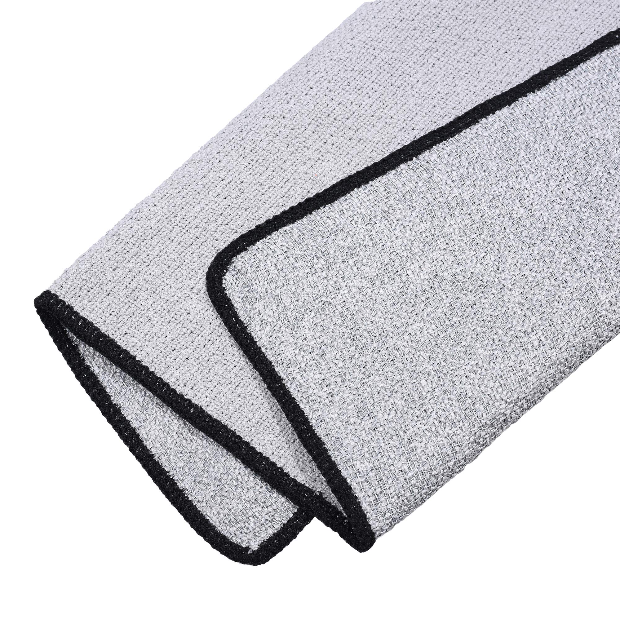 Tri-fold Golf Towel with Dirt Scrub & Soft Side - Club & Ball Cleaning | Sports & Travel Use