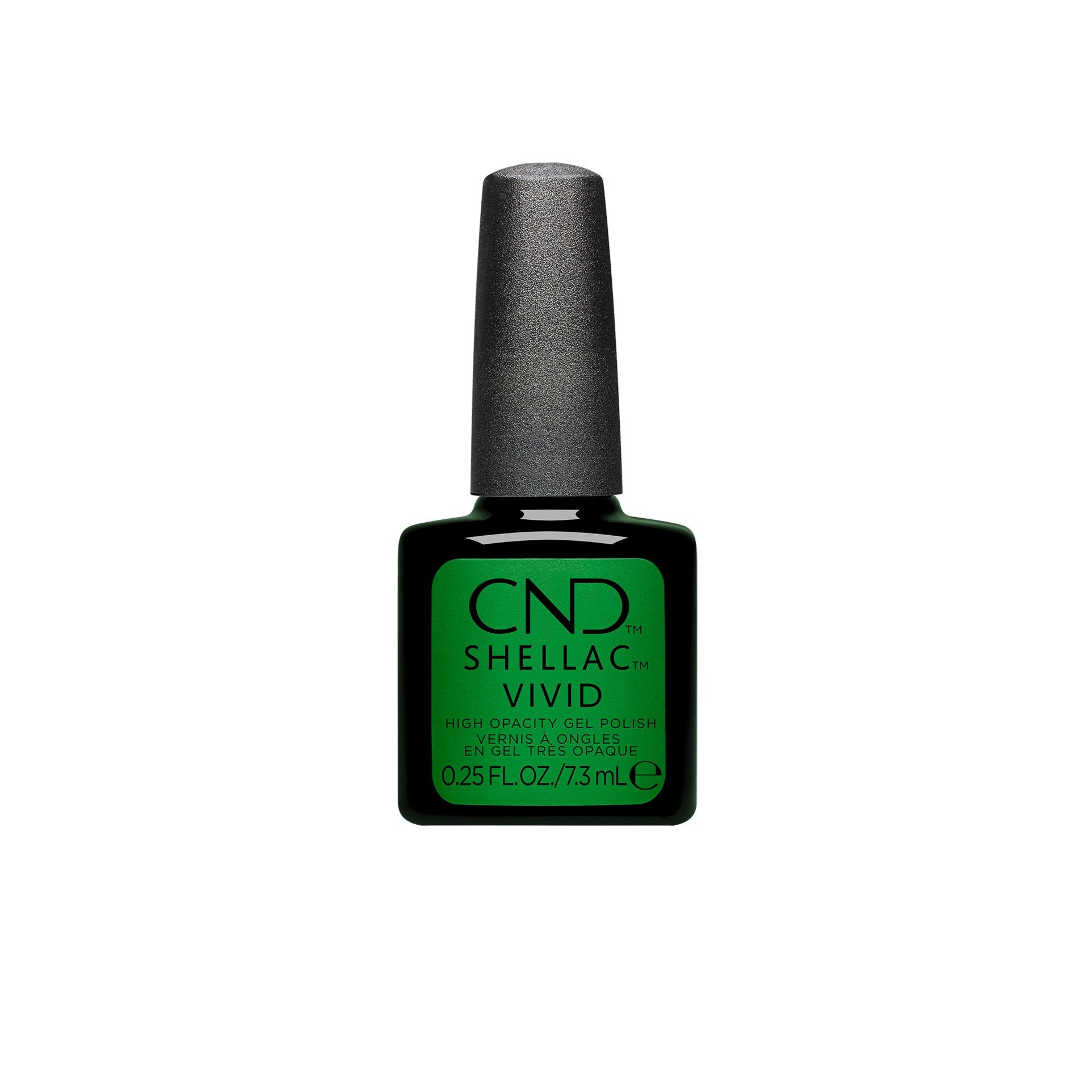 CND Shellac Nail Polish - Shamrock Green, 0.25 fl oz | Long-Lasting Gel Polish for Professional & At-Home Manicures | Perfect for St. Patrick's Day & Holiday Nail Art