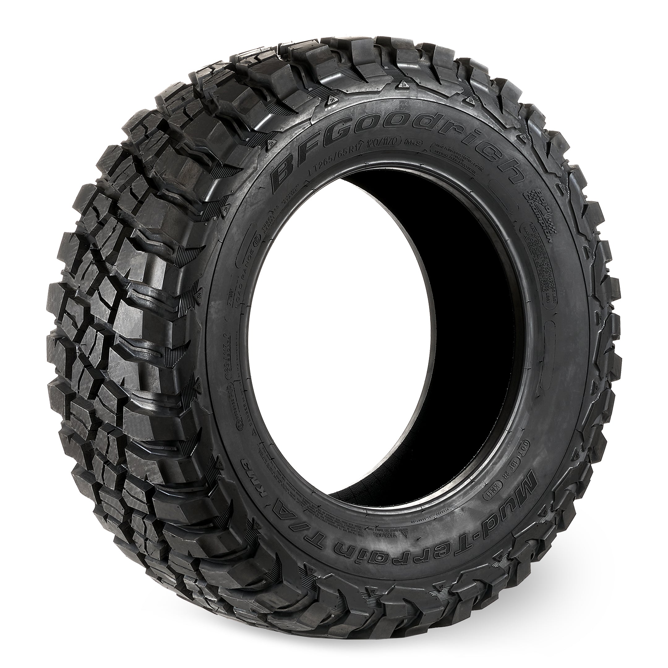 BFGoodrich Mud Terrain T/A KM3 All-Terrain Off-Road Tires 255/85R16 123Q - Perfect for Jeep Wrangler, Toyota Tacoma & Off-Road Adventures