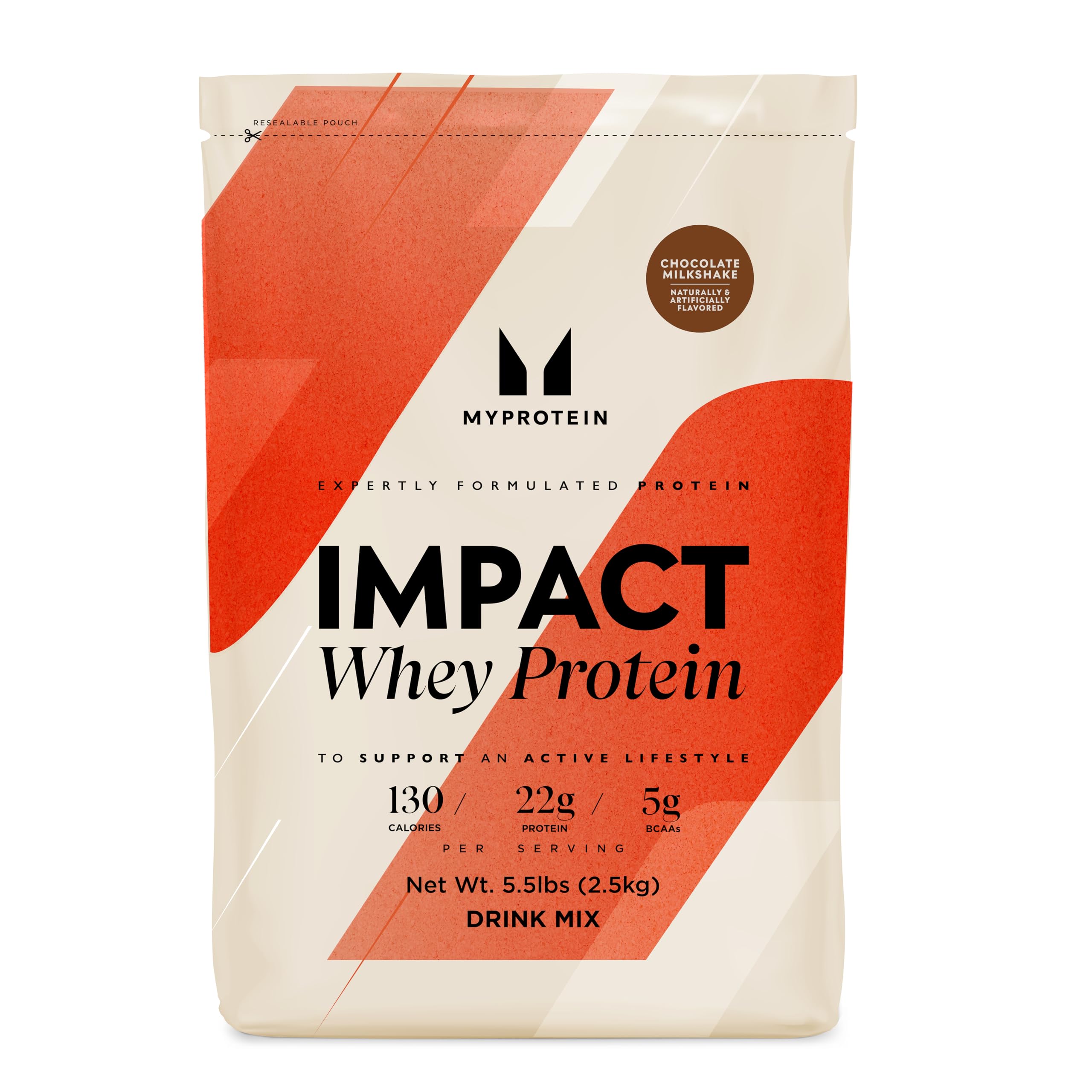 Impact Whey Protein Powder - Chocolate Smooth Flavor 5.5lb (2500g) for Muscle Recovery & Post-Workout Nutrition | Gym Supplement for Athletes & Bodybuilders