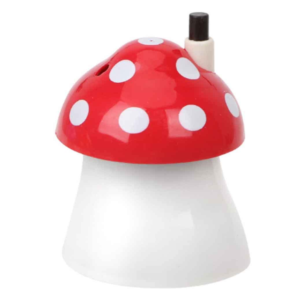 Automatic Dust-proof Mushroom Shape Toothpick Holder - Plastic Toothpick Dispenser with Storage Container (Blue) | Perfect for Kitchen, Dining Table, Restaurant & Travel Use