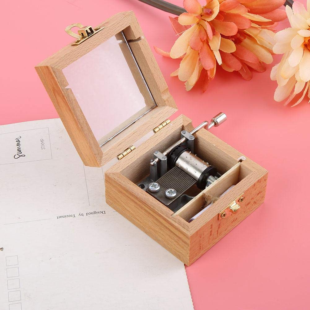 Sixx Crank Music Box - Exquisite Hand Crank Musical Box for Office & Home Decor | Perfect for Relaxation, Gifts & Ambient Music (Rocket Design)