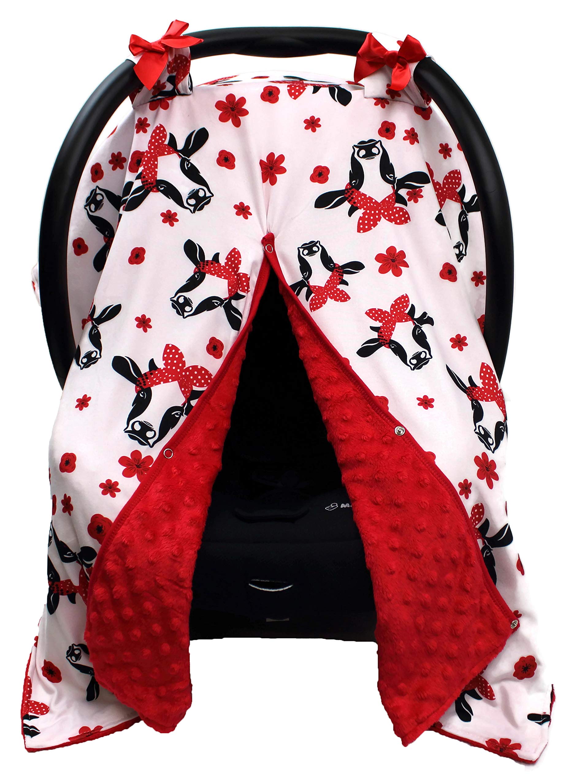 Dear Baby Gear Car Seat Canopy Cover with Snap Opening for Girls & Boys - Infant Car Seat Cover 39