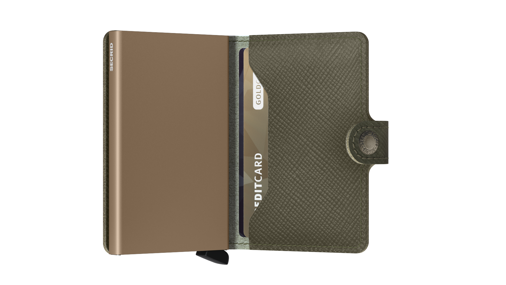 SECRID Miniwallet Saffiano Leather RFID Blocking Slim Wallet - Perfect for Travel, Business & Everyday Use