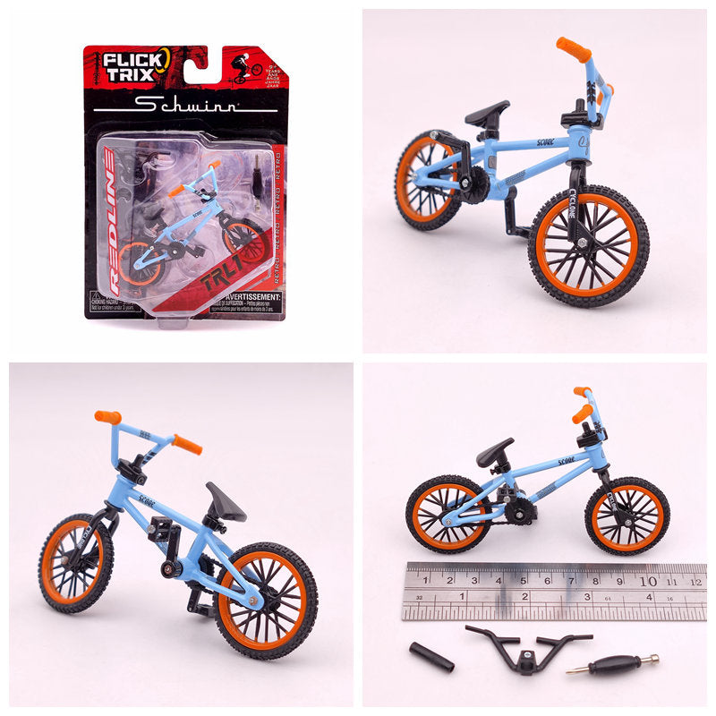 Premium Diecast Finger Bike FLICK TRIX - Miniature BMX Toy Bicycle Model for Kids & Collectors - Perfect Gift for Birthday, Party Favors & Desk Decor